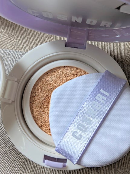 パンテノールバリアクッション/COSNORI/クッションファンデーションを使ったクチコミ(4枚目)