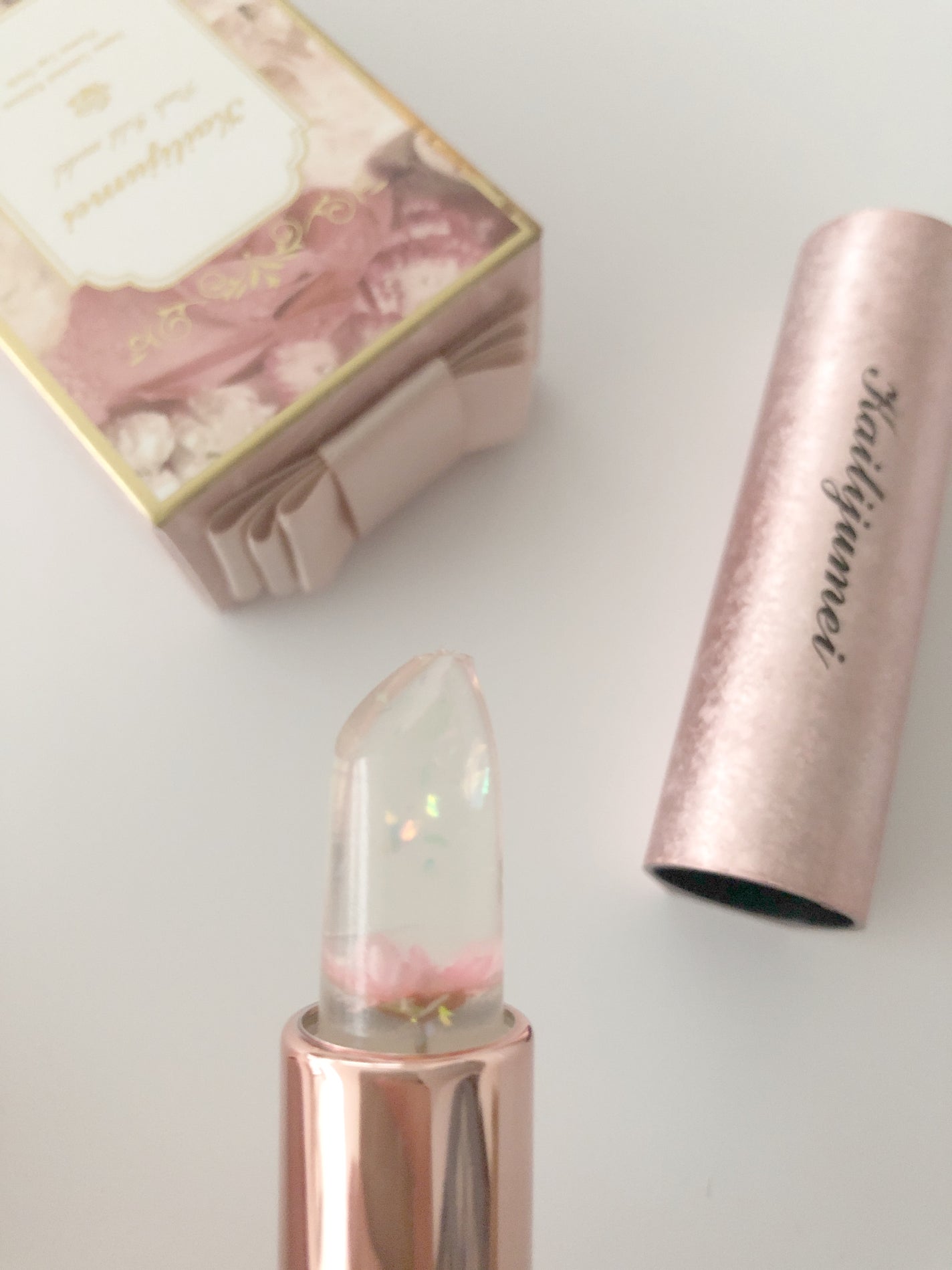 フラワーリップ 日本限定ピンクゴールドモデル/Kailijumei/口紅を使ったクチコミ(5枚目)