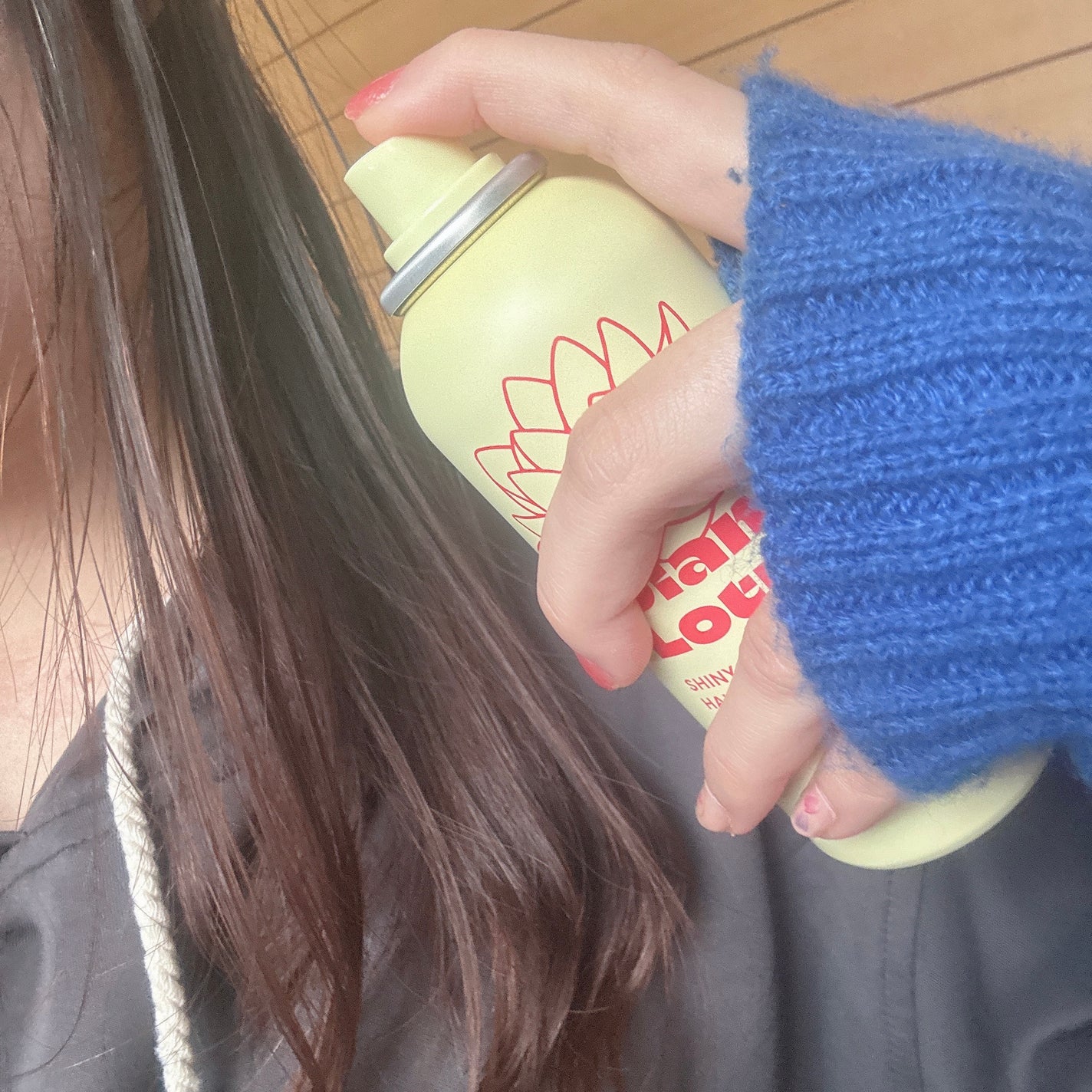 ロータス シャイニーオイル ヘアスプレー フィグ&ローズの香り/ダイアン/ヘアスプレーを使ったクチコミ(2枚目)