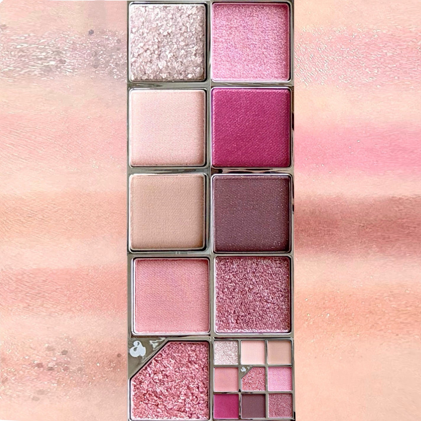 グリッターペディアアイパレット/unleashia/アイシャドウパレットを使ったクチコミ(3枚目)