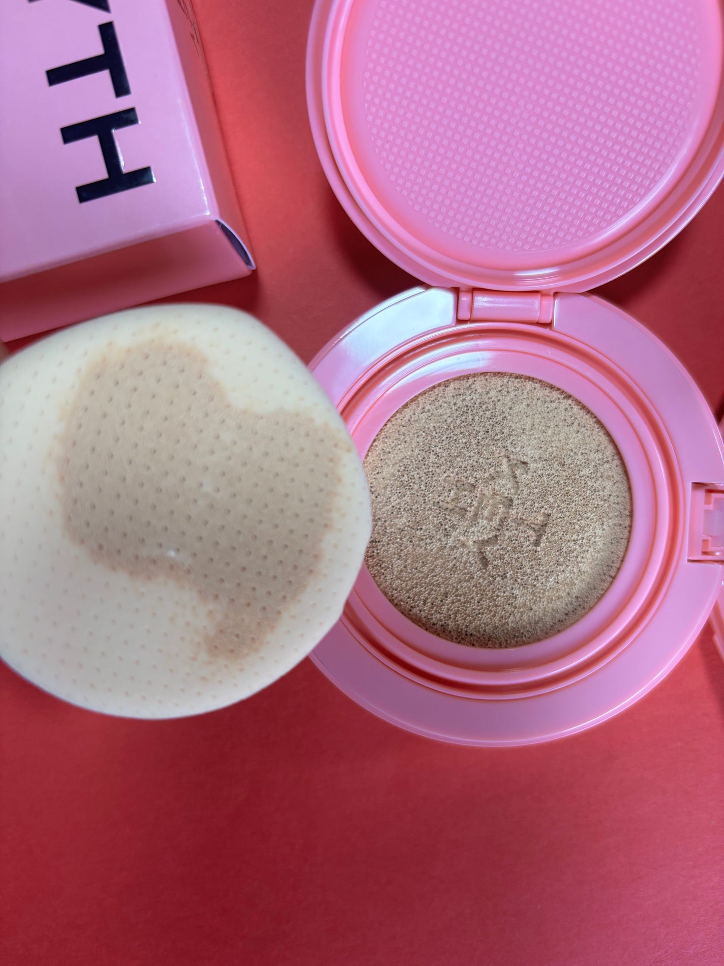 ピンクマグネットクッション/KEYTH/クッションファンデーションを使ったクチコミ(3枚目)