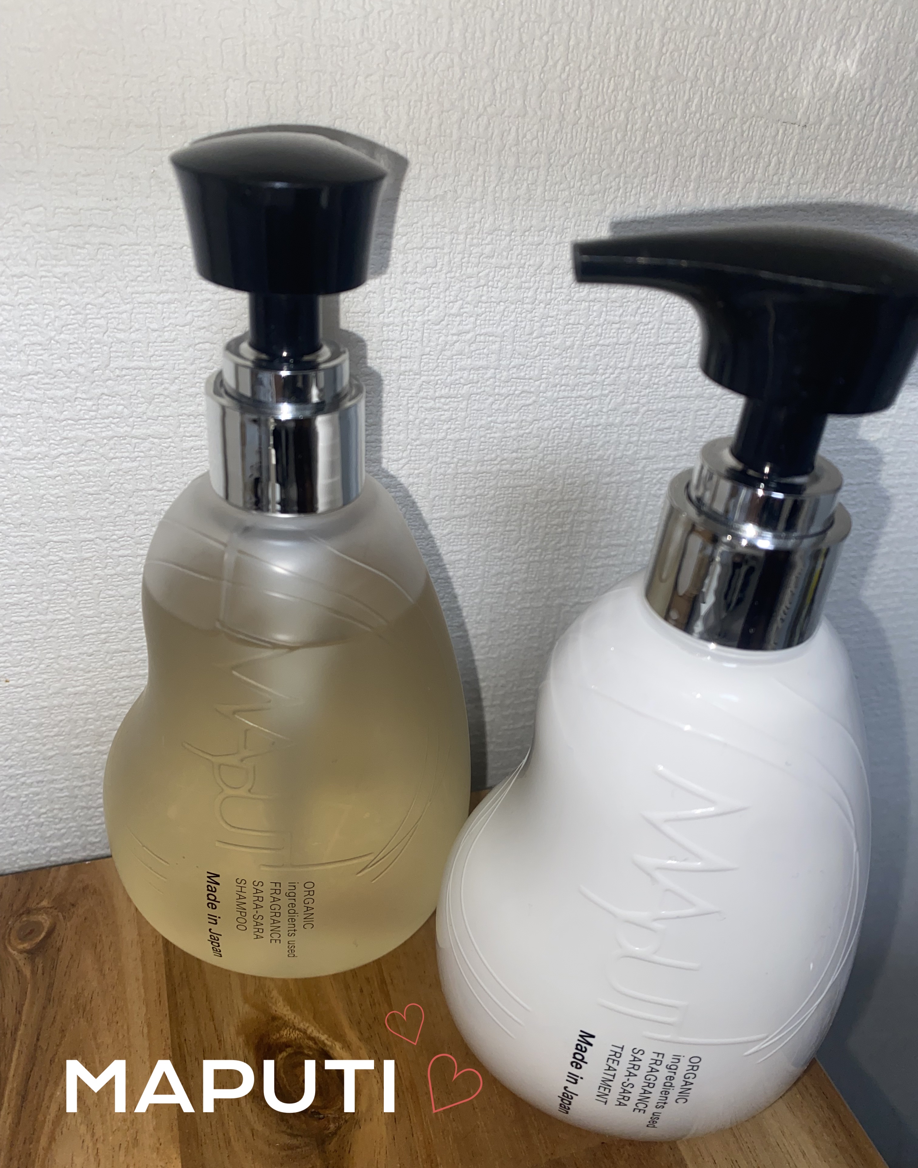 オーガニックフレグランスサラサラシャンプー/トリートメント MAPUTI/MAPUTI/シャンプー・コンディショナーを使ったクチコミ（1枚目）