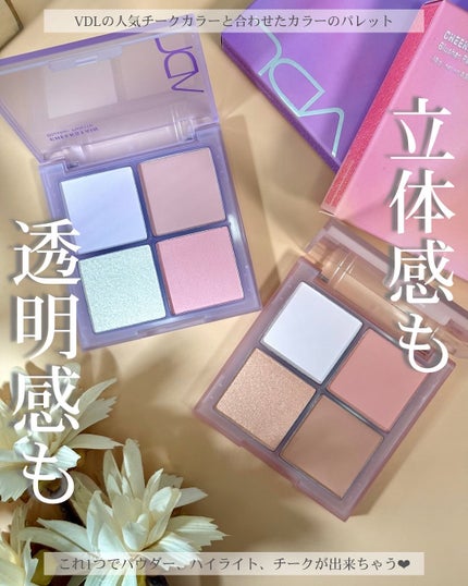 VDL チークステイン ブラッシャー パレット/VDL/パウダーチークを使ったクチコミ(1枚目)