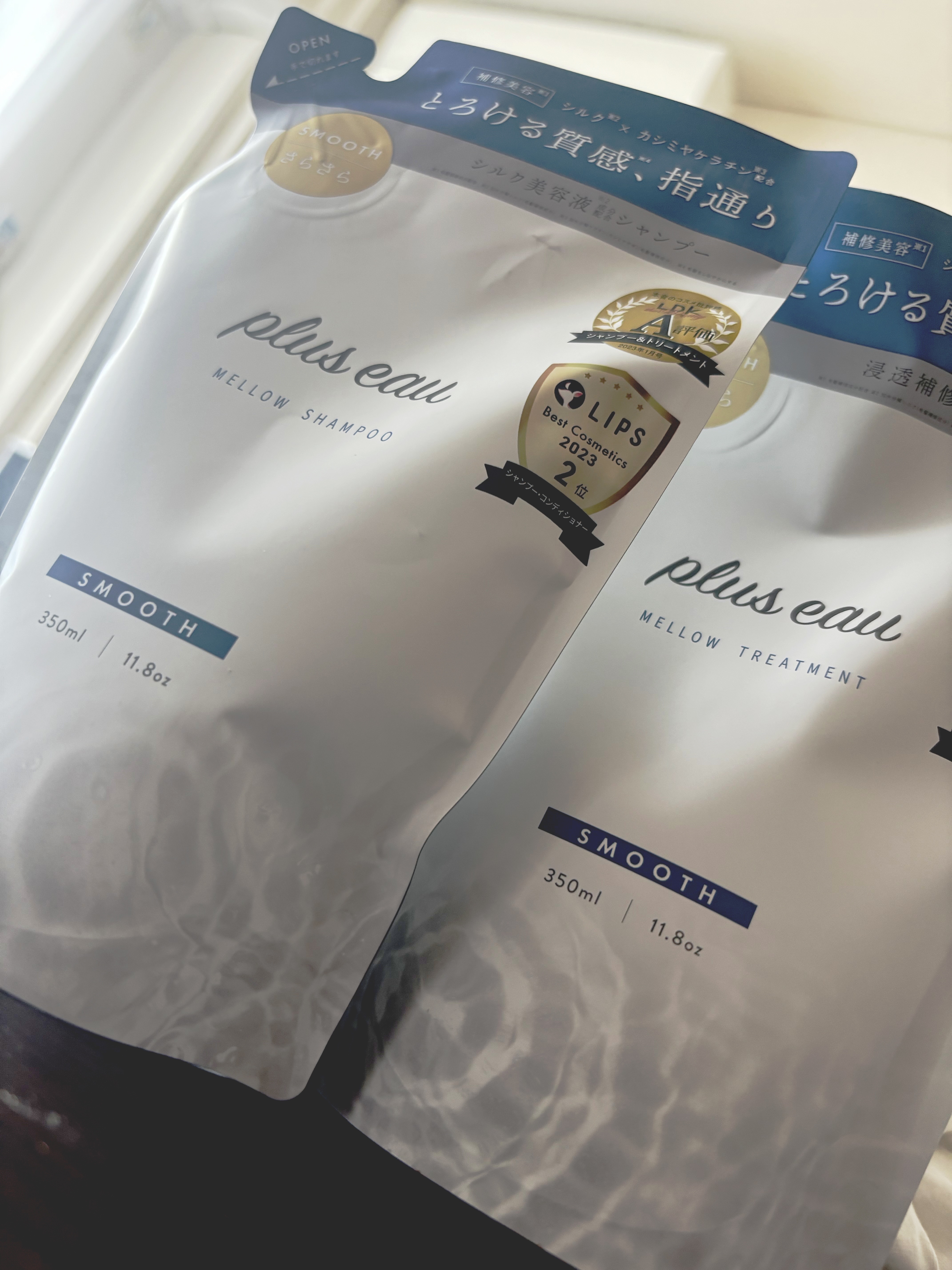 メロウシャンプー/メロウトリートメント/plus eau/市販シャンプーを使ったクチコミ（1枚目）