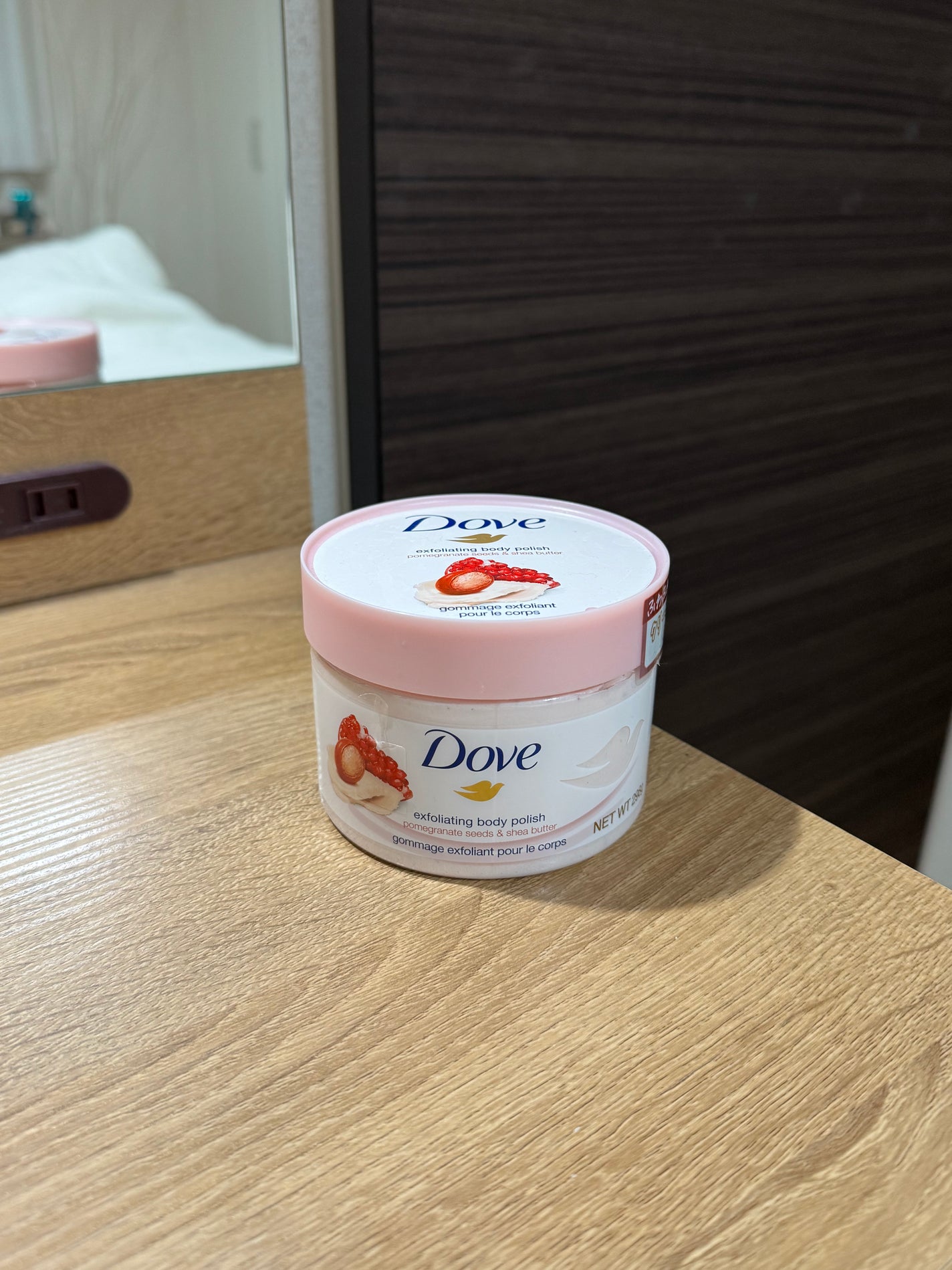 ダヴ ふわとろクリーミースクラブ ザクロ&シアバター/ダヴ/ボディスクラブを使ったクチコミ(1枚目)