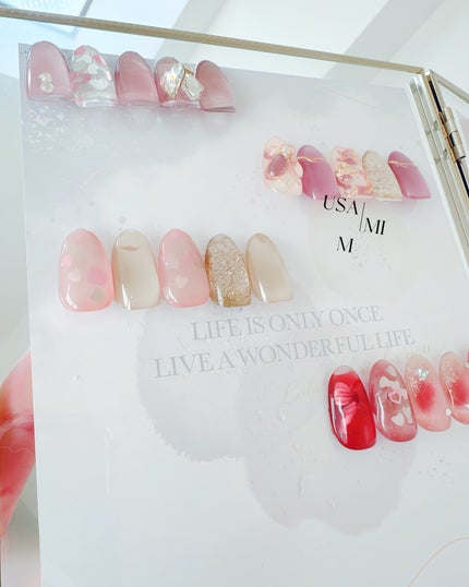 Usamimi@フォロバ強化中 on LIPS 「#桜色の春ネイル#ちゅるんネイル#モテネイル#ピンクネイル.ネ..」(3枚目)