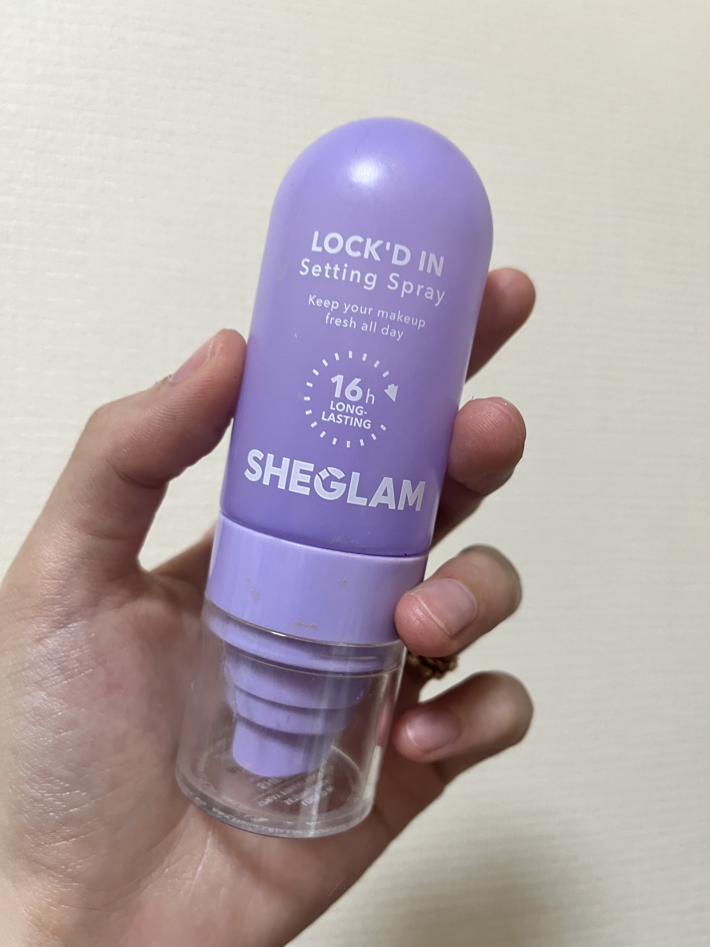 LOCK'D IN SETTING SPRAY/SHEGLAM/フィックスミストを使ったクチコミ（1枚目）