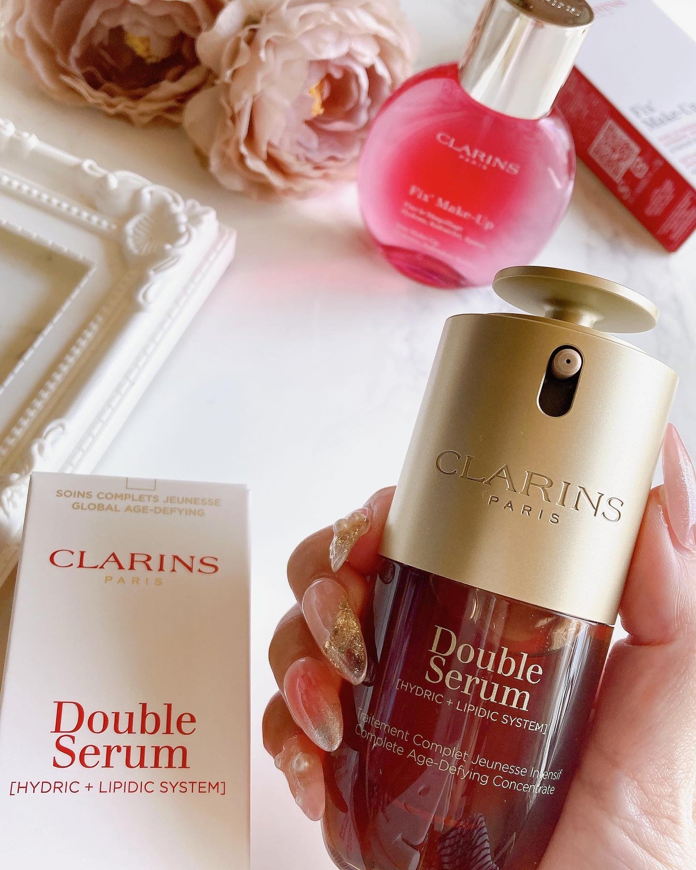 フィックス メイクアップ N/CLARINS/ミスト状化粧水を使ったクチコミ(8枚目)