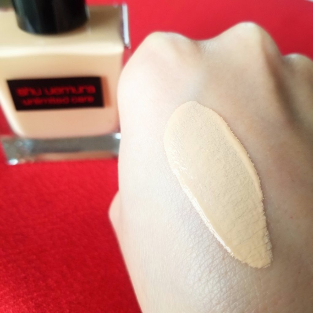 アンリミテッド ケア ツヤ セラム ファンデーション/shu uemura/リキッドファンデーションを使ったクチコミ（2枚目）