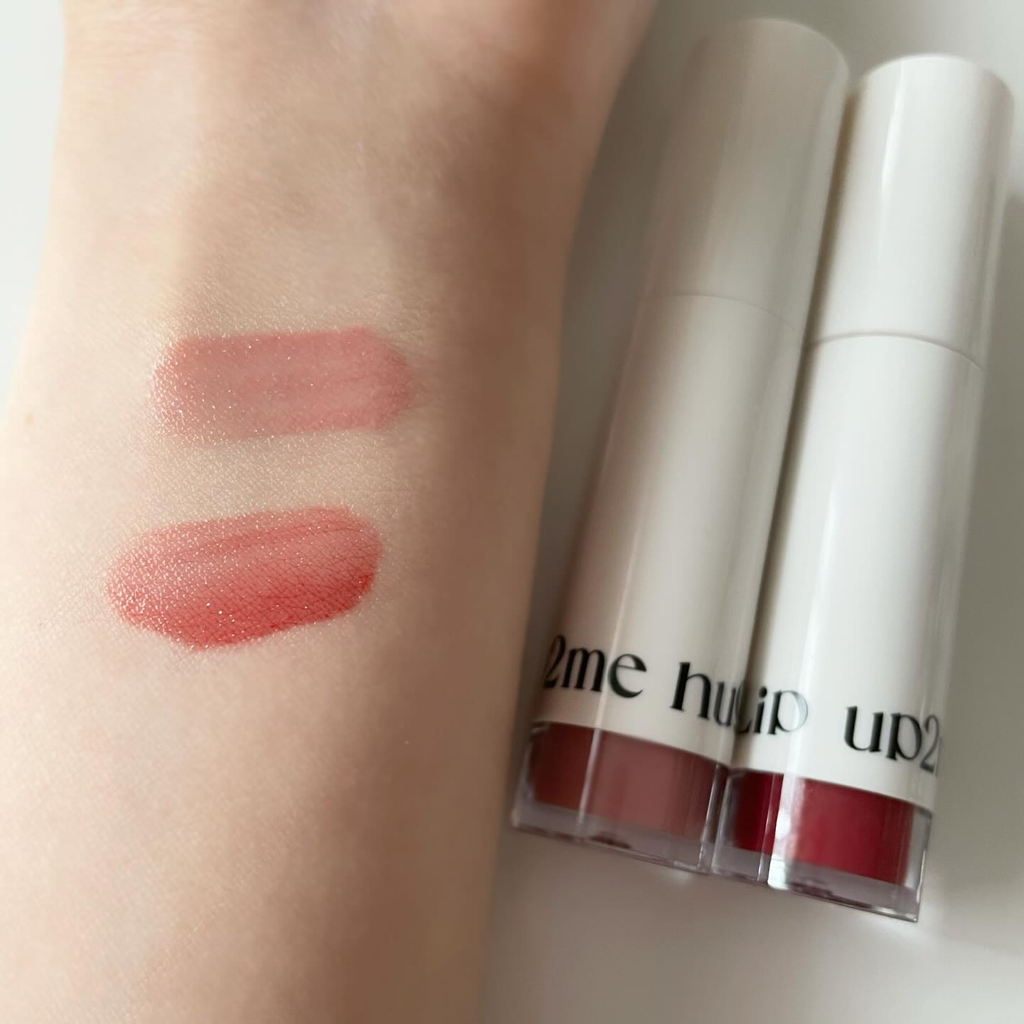 アップトゥーミー　ハグマイリップ　カラーロックプランパー/up2me/リッププランパーを使ったクチコミ（2枚目）