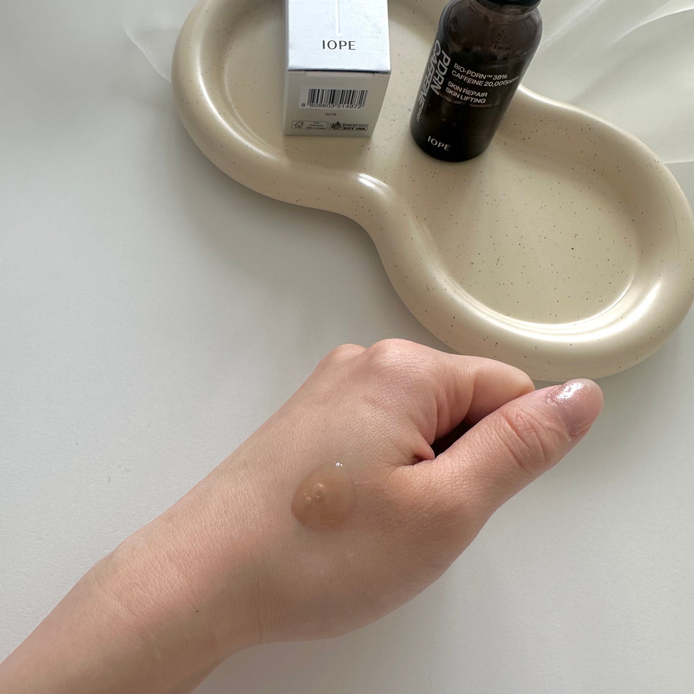 PDRNカフェインショット/IOPE/美容液を使ったクチコミ(3枚目)