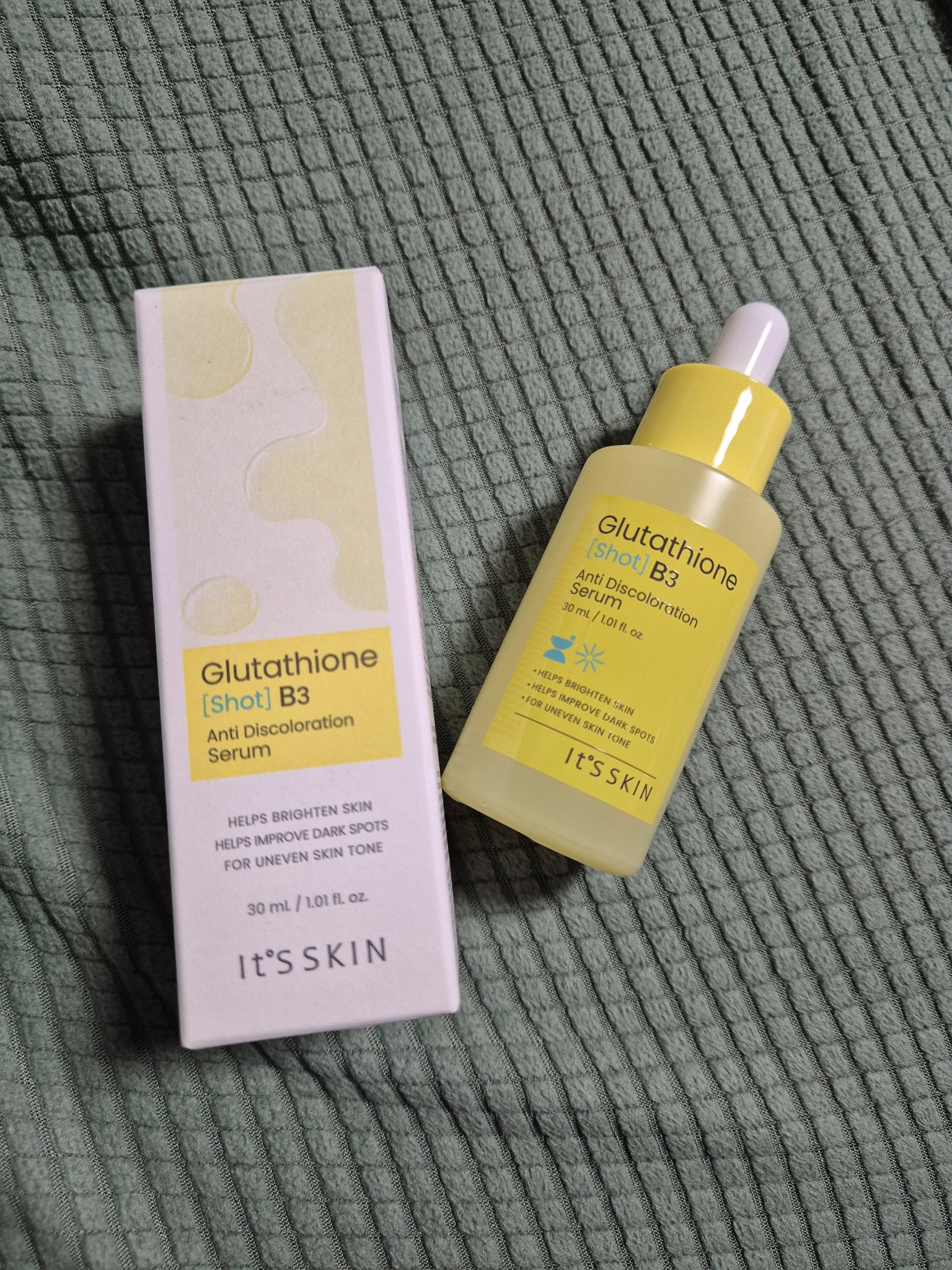 グルタチオンショットB3シミ跡セラム/It's skin/美容液を使ったクチコミ（1枚目）