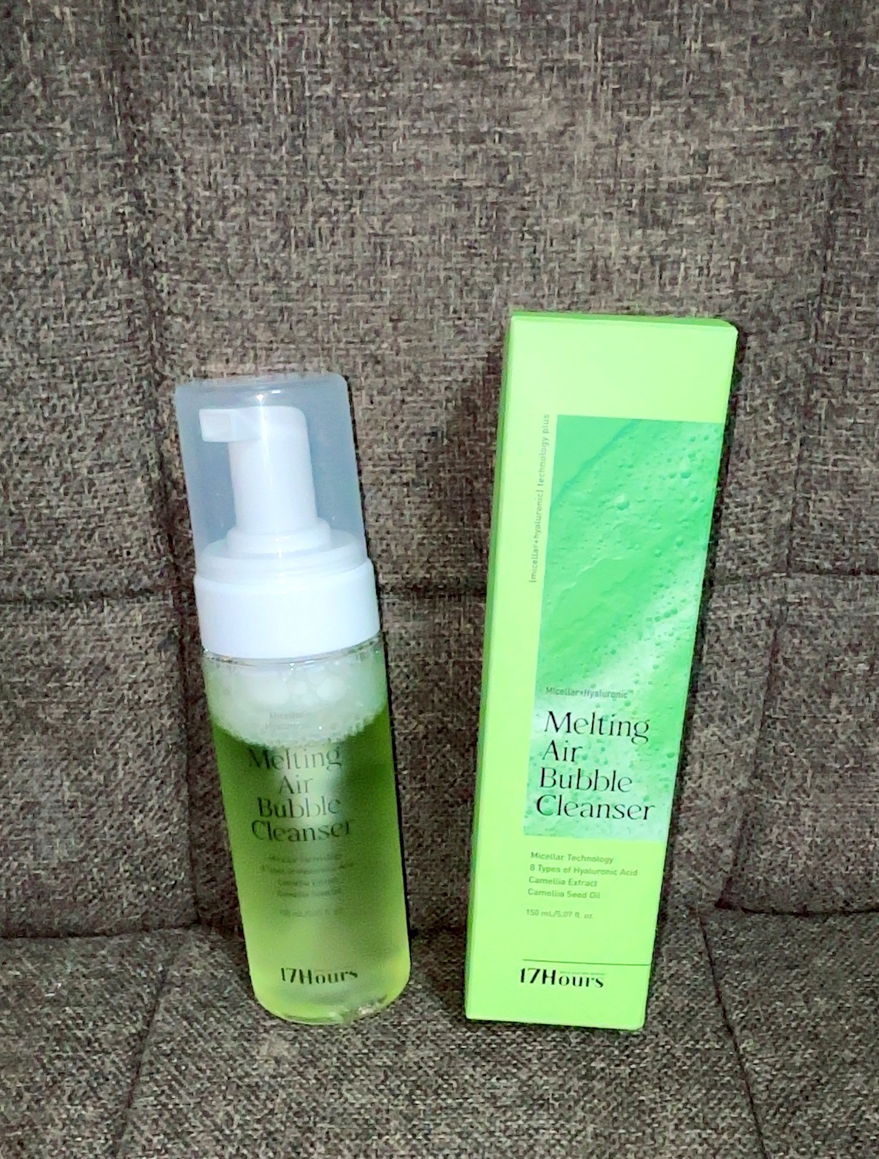 メルティングエアバブルクレンザー/17Hours/その他洗顔料を使ったクチコミ（1枚目）