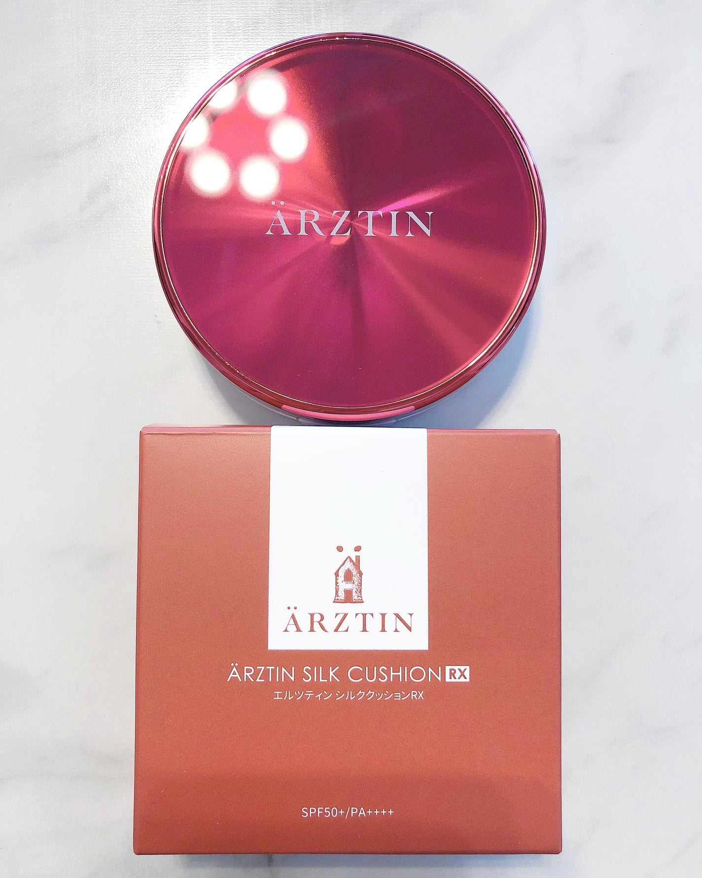 シルククッションRX/エルツティン/クッションファンデーションを使ったクチコミ(1枚目)