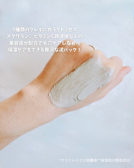 バーニッシュクレイパック 森林/PICALAY/洗い流すパック・マスクを使ったクチコミ(3枚目)