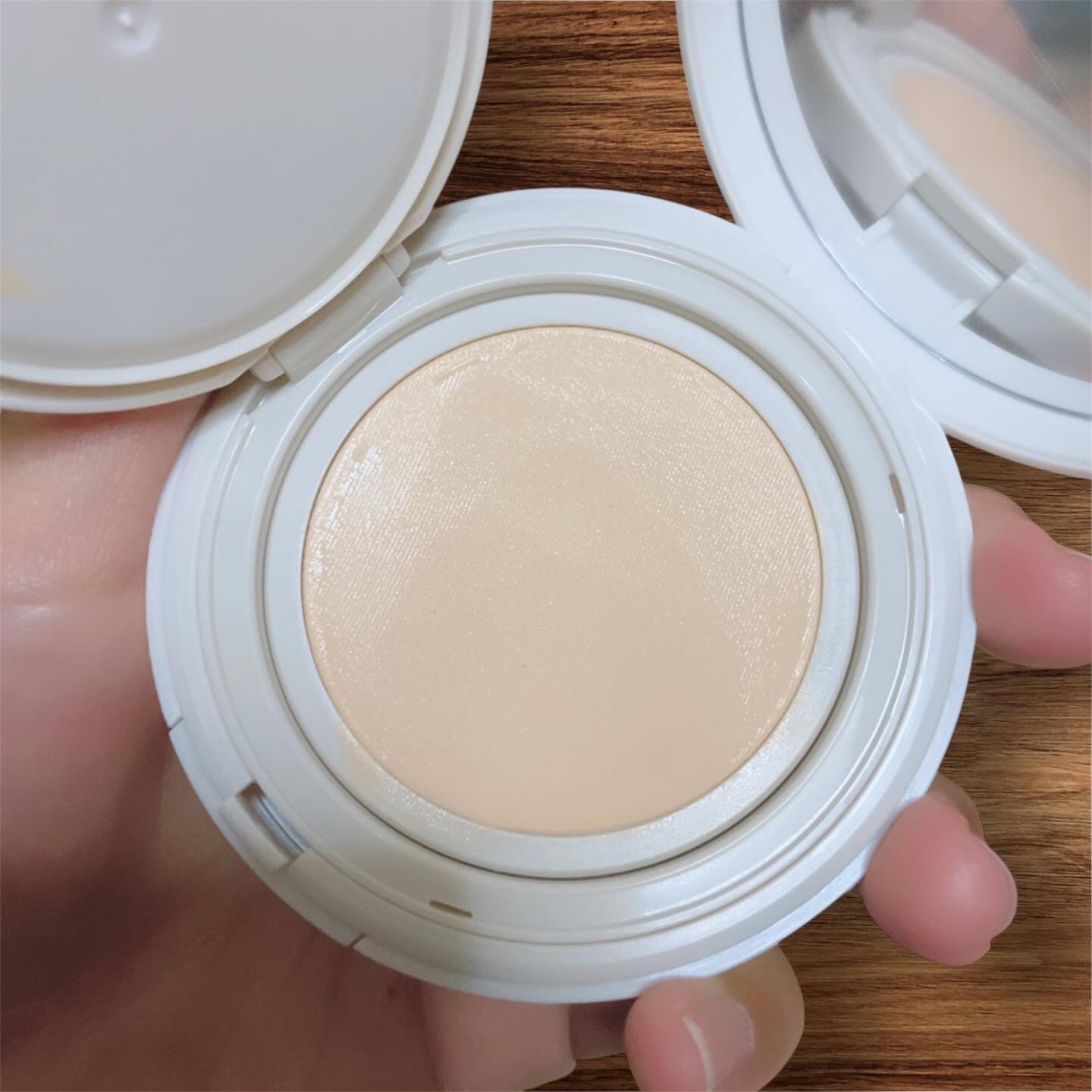 Pore Caring Mesh Cushion/BeginS by JUNGSAEMMOOL/クッションファンデーションを使ったクチコミ（3枚目）