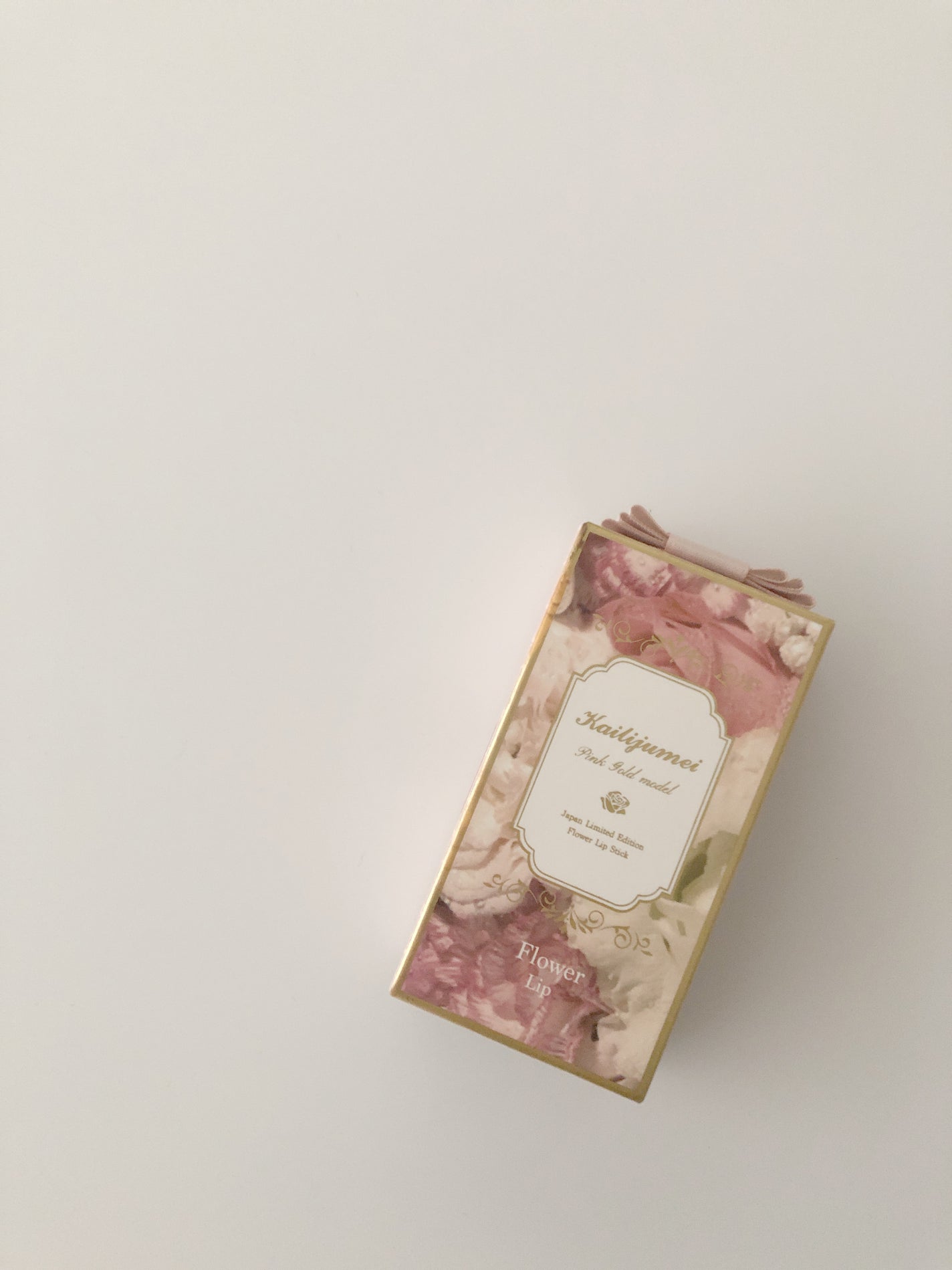 フラワーリップ 日本限定ピンクゴールドモデル/Kailijumei/口紅を使ったクチコミ(2枚目)