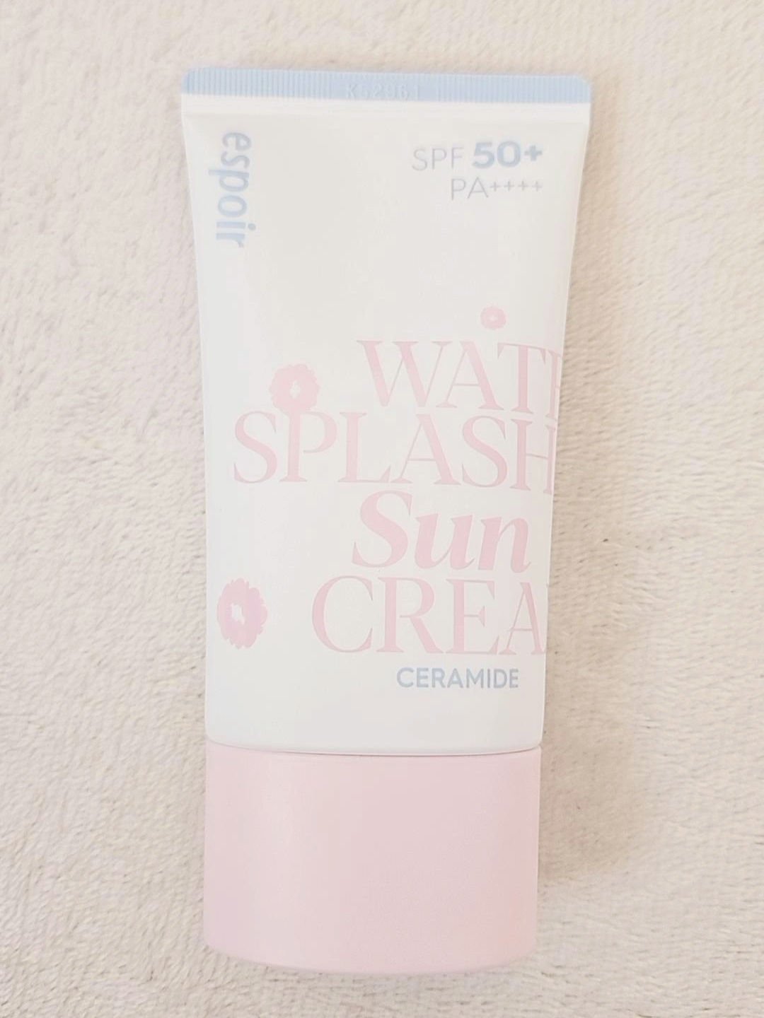 ウォータースプラッシュサンクリーム セラミド/espoir/日焼け止めクリームを使ったクチコミ（2枚目）