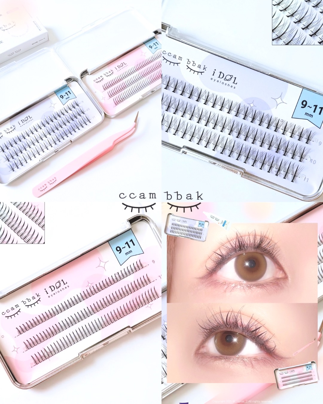 EYELASH GLUE CLEAR/CCAM BBAK/つけまつげを使ったクチコミ（1枚目）