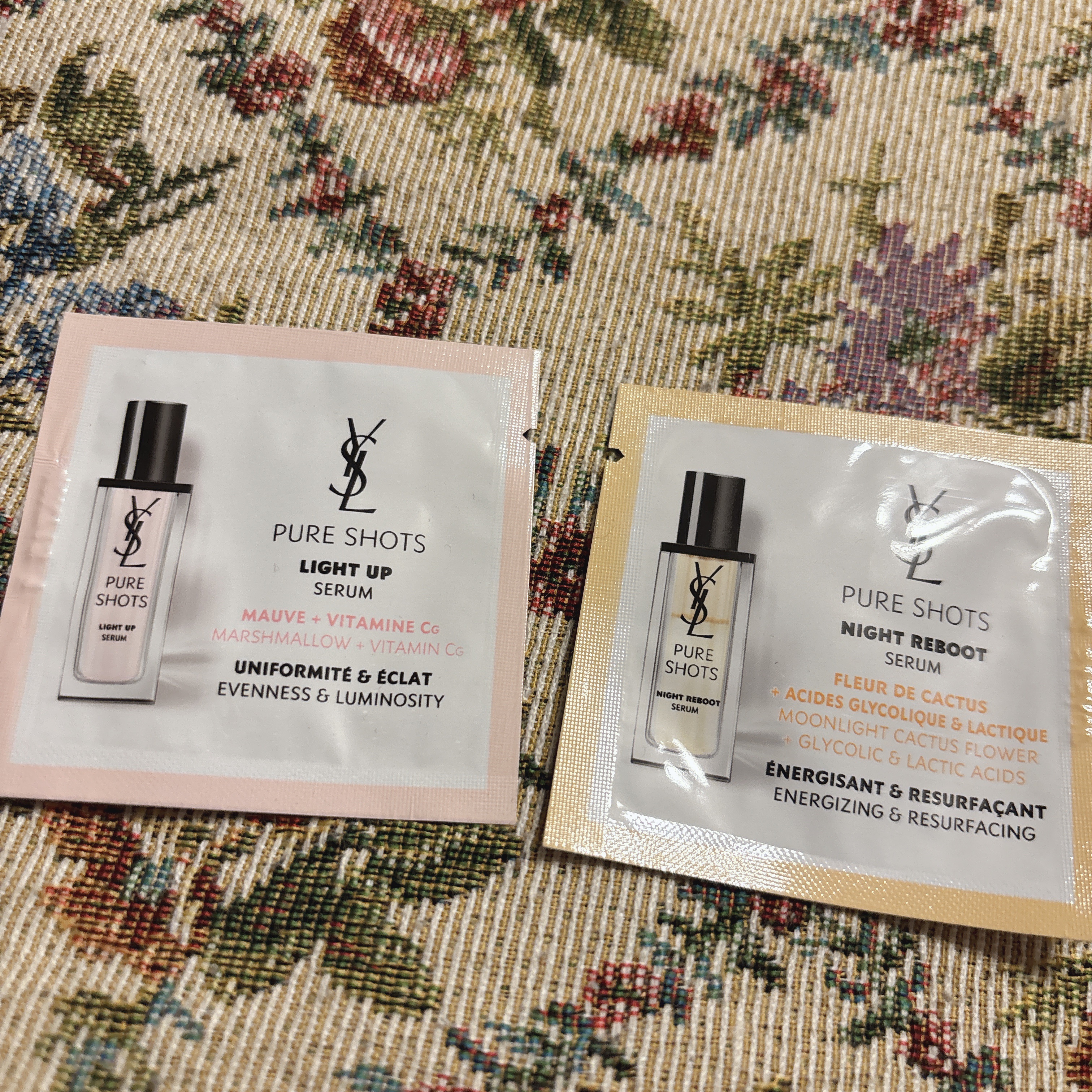 ピュアショット ナイト リチャージセラム 30mL /YVES SAINT LAURENT BEAUTE/美容液を使ったクチコミ（1枚目）