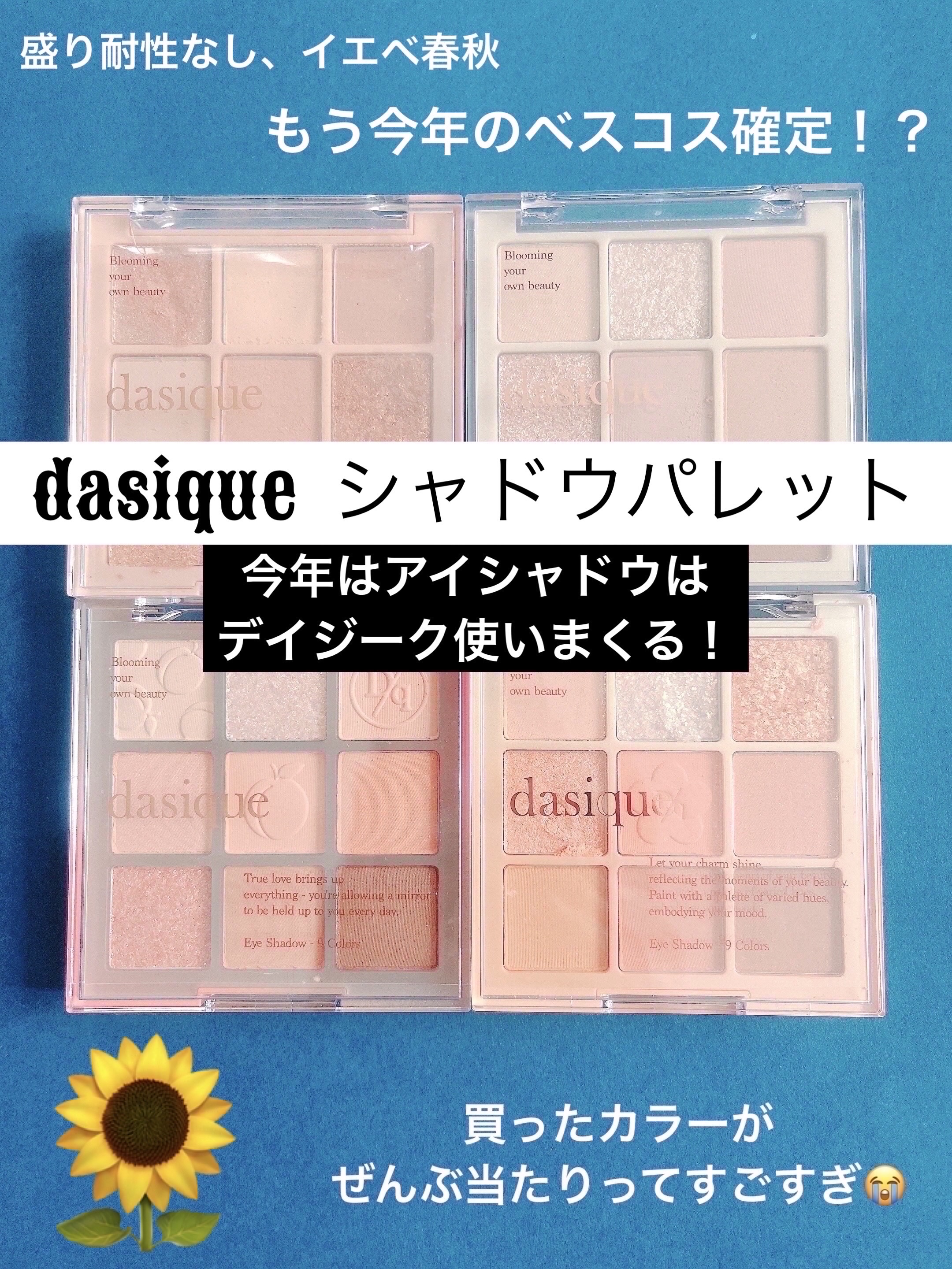 シャドウパレット/dasique/アイシャドウパレットを使ったクチコミ（1枚目）