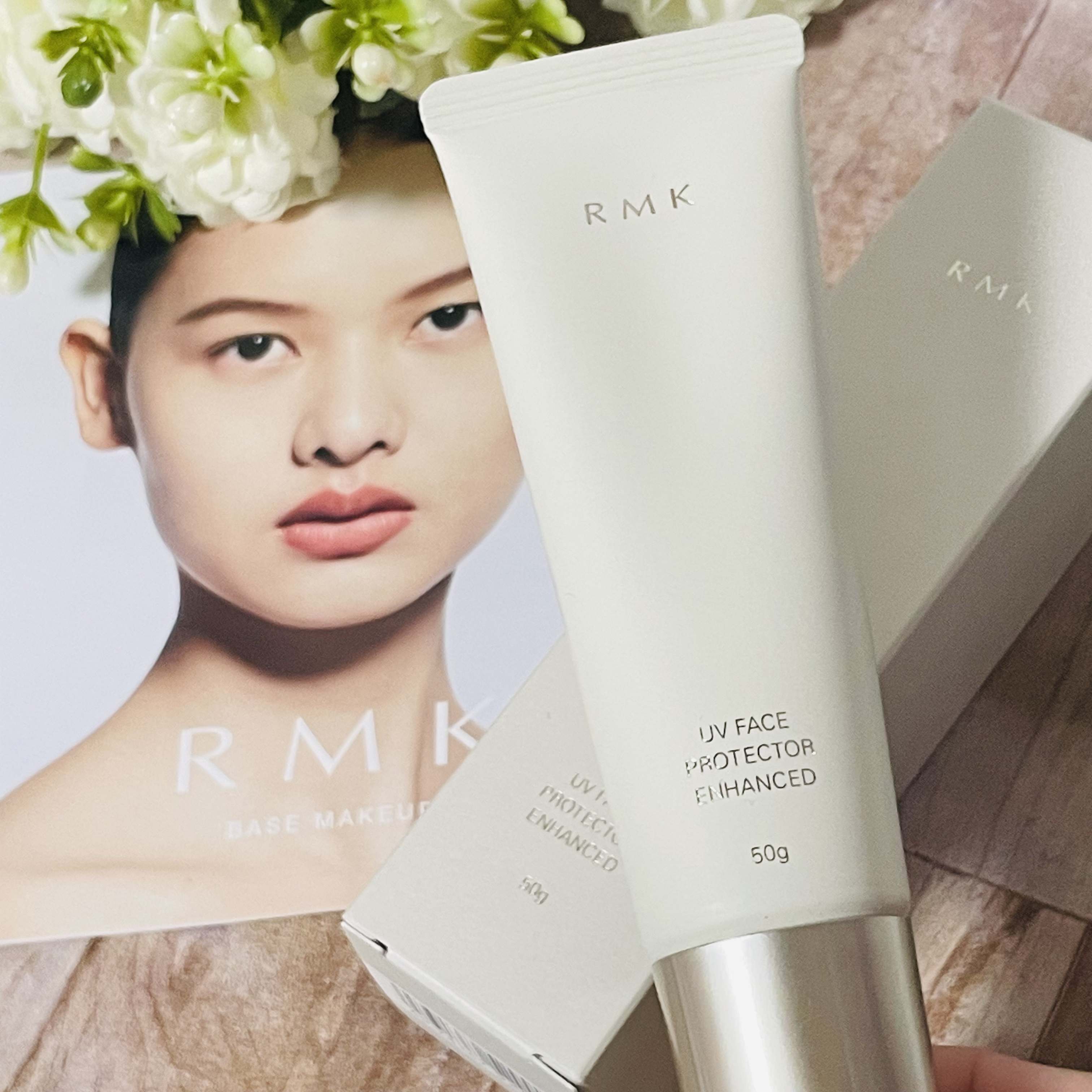 RMK UVフェイスプロテクター エンハンスト/RMK/日焼け止めクリームを使ったクチコミ（3枚目）