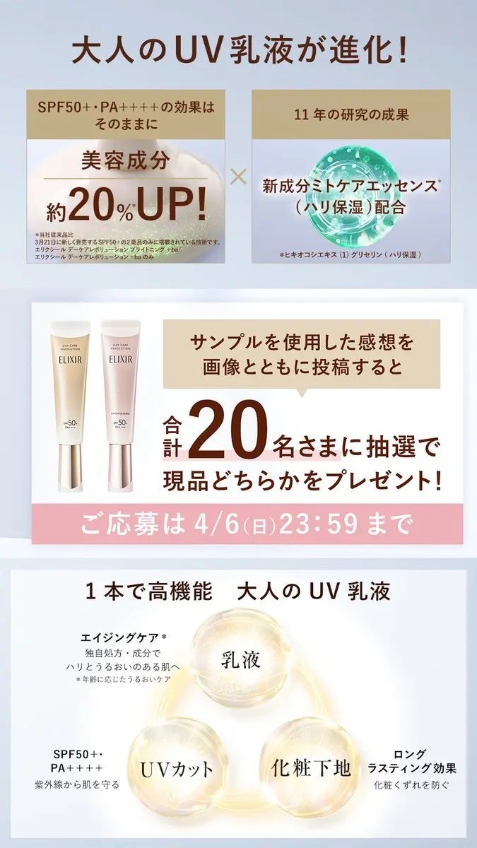 エリクシール デーケアレボリューション ブライトニング + ba/エリクシール/化粧下地を使ったクチコミ(8枚目)