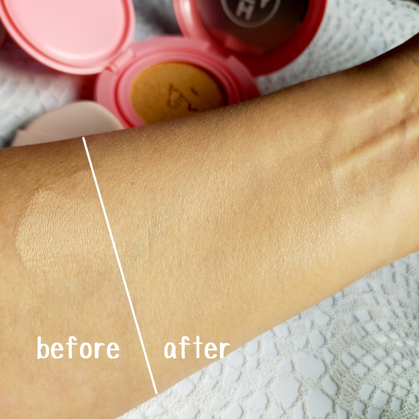 ピンクマグネットクッション/KEYTH/クッションファンデーションを使ったクチコミ(3枚目)