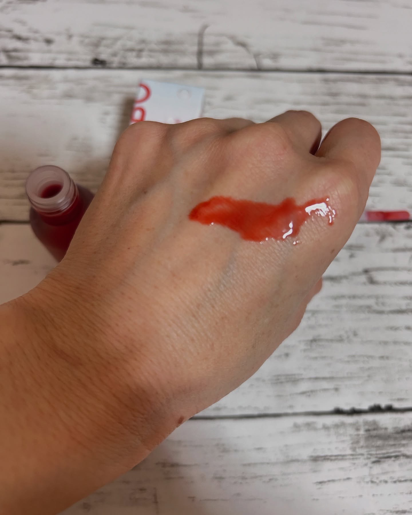 ジューシーベリープランピングリップオイル/TOCOBO/リップグロスを使ったクチコミ（3枚目）