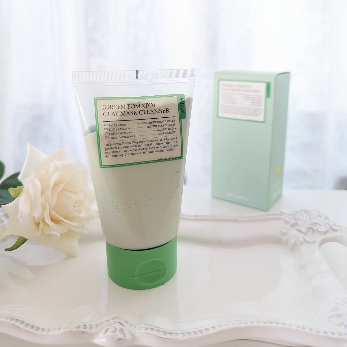 グリーントマトクレイマスククレンザー/FULLY/洗い流すパック・マスクを使ったクチコミ（2枚目）