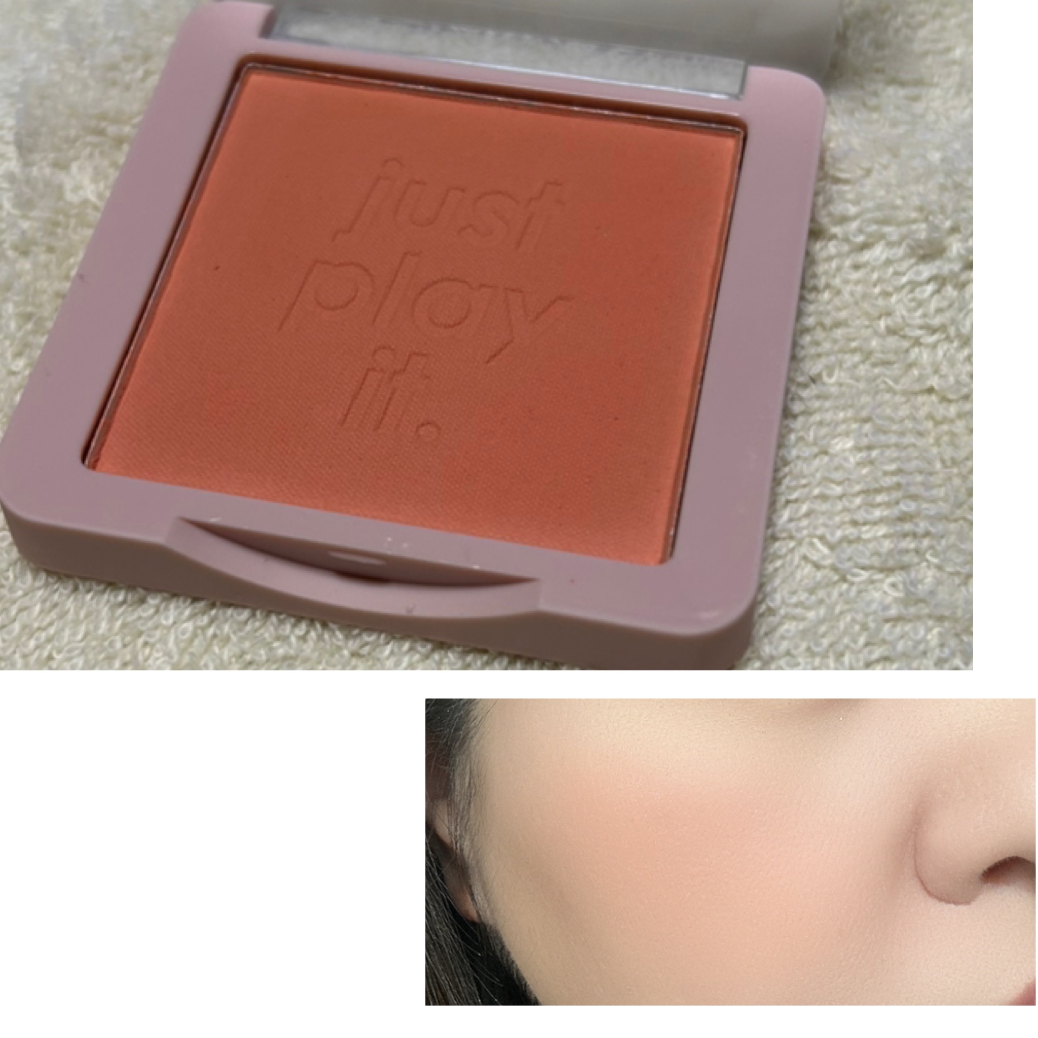 ヌードマットブラッシャー/CathyDoll/パウダーチークを使ったクチコミ（3枚目）