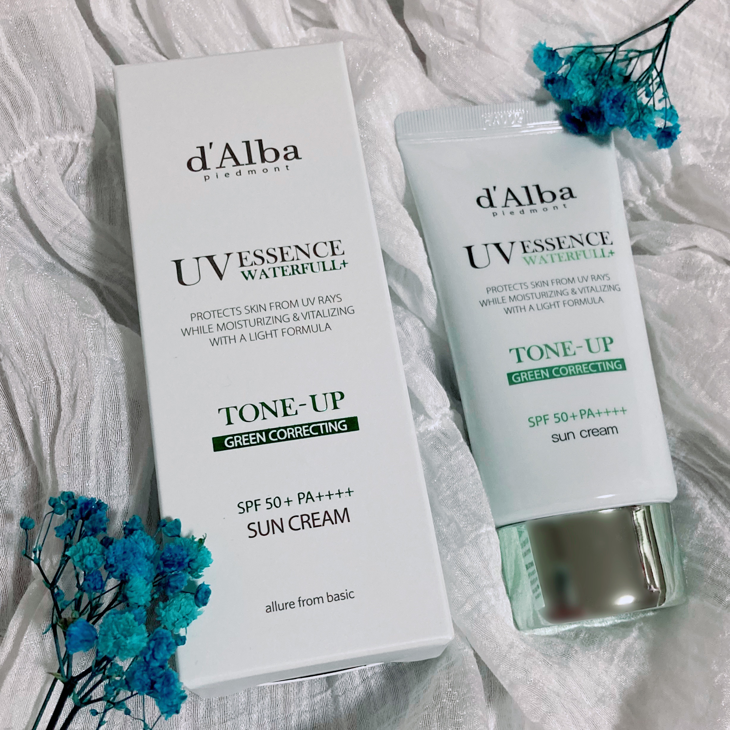 クリーンティーツリーリポソームトーンアップサンクリーム（グリーン）/ダルバ/日焼け止めクリームを使ったクチコミ（1枚目）