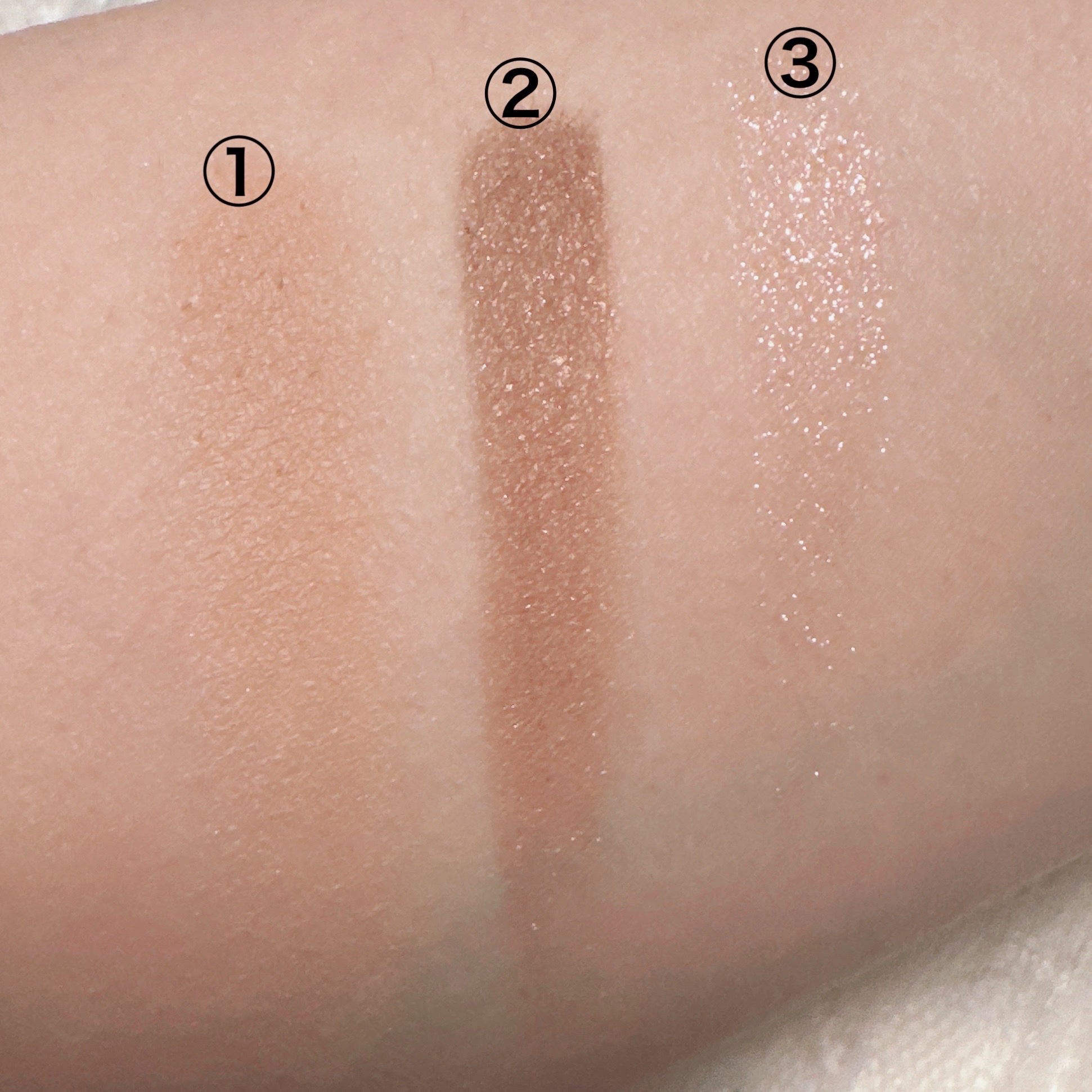 トリプルアイパレット/hana by hince/アイシャドウパレットを使ったクチコミ（3枚目）