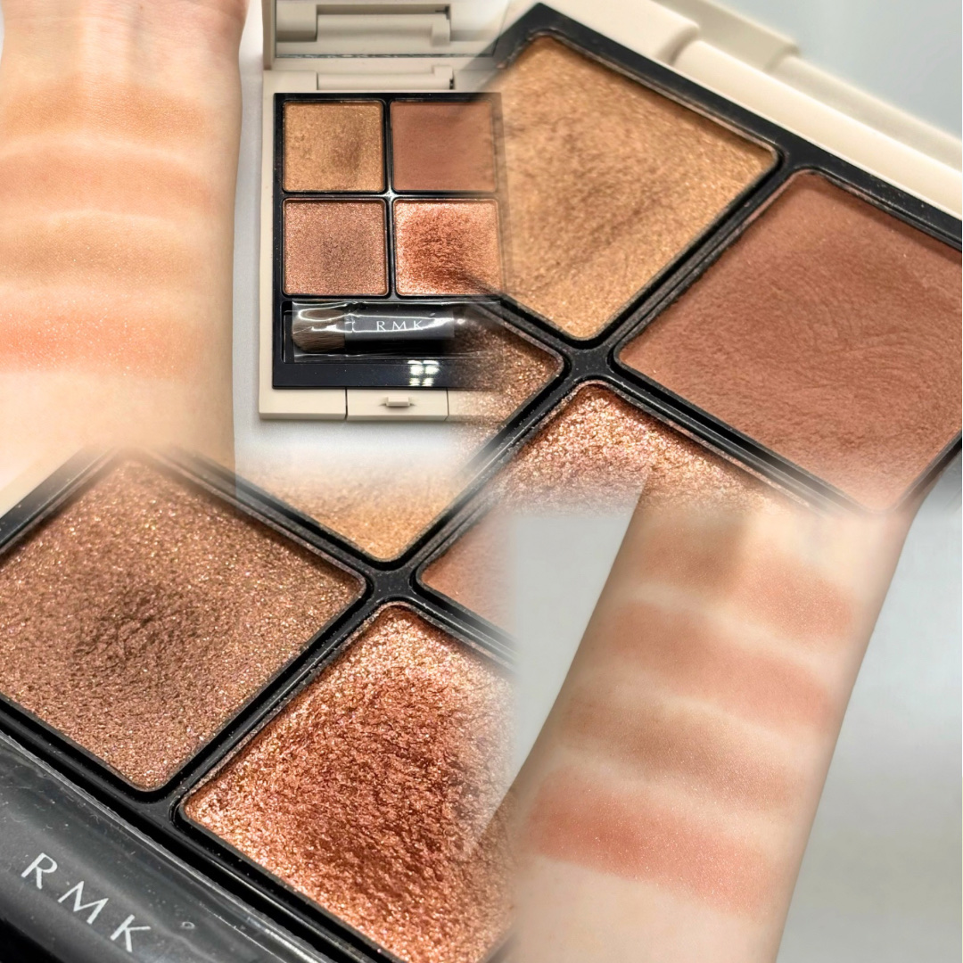 RMK シンクロマティック アイシャドウパレット/RMK/アイシャドウパレットを使ったクチコミ（2枚目）