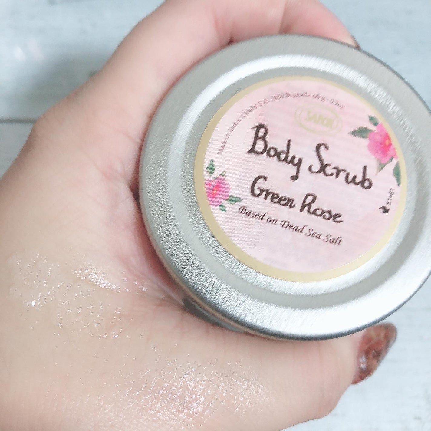 ボディスクラブ グリーン・ローズ/SABON/ボディスクラブを使ったクチコミ(3枚目)