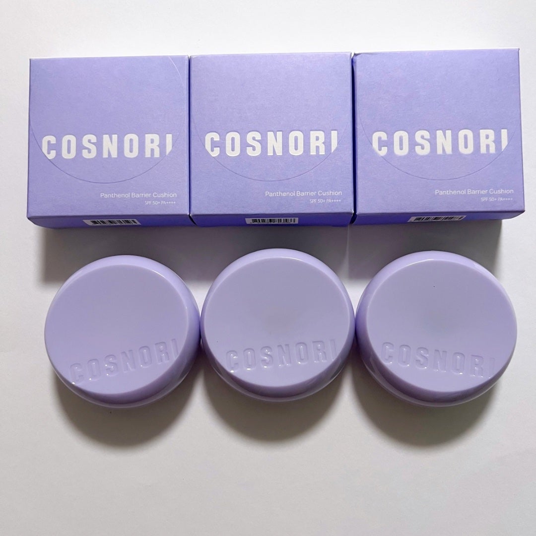 パンテノールバリアクッション/COSNORI/クッションファンデーションを使ったクチコミ(5枚目)