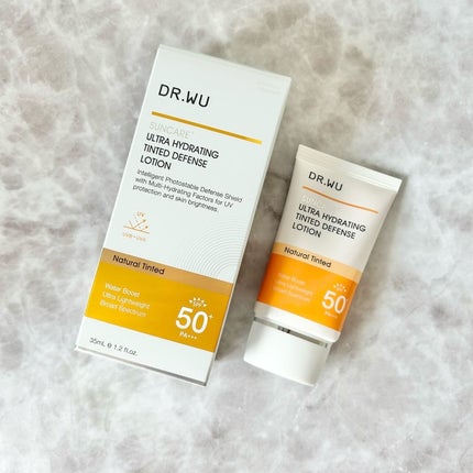 サンスクリーン+モイスト(色付き)<日焼け止め>/DR.WU/日焼け止めローションを使ったクチコミ(1枚目)