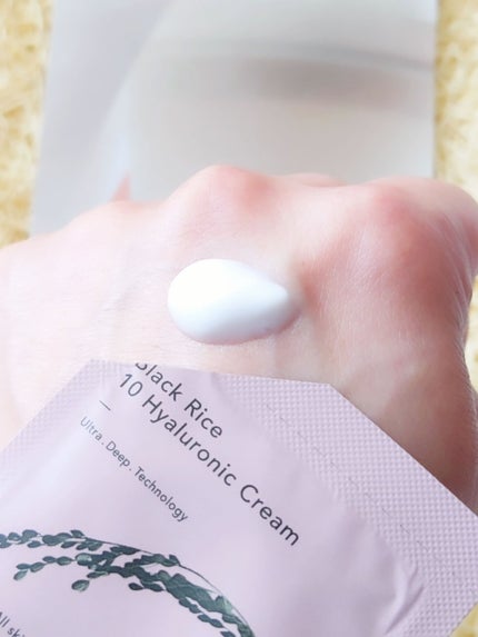 ブラックライスヒアルロニッククリーム/haruharu wonder/フェイスクリームを使ったクチコミ(2枚目)