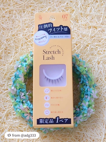 Vivias Stretch Lash ヴィヴィアス伸縮つけまつげ/ビー・エヌ/つけまつげを使ったクチコミ(1枚目)
