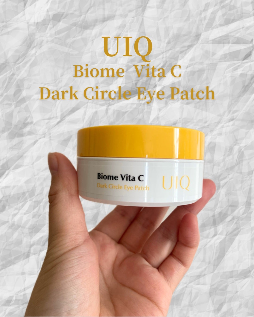 バイオームビタC黒クマアイパッチ/UIQ/シートマスク・パックを使ったクチコミ(1枚目)