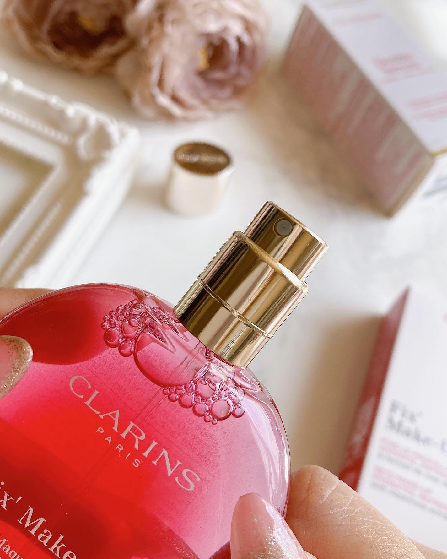 フィックス メイクアップ N/CLARINS/ミスト状化粧水を使ったクチコミ(6枚目)