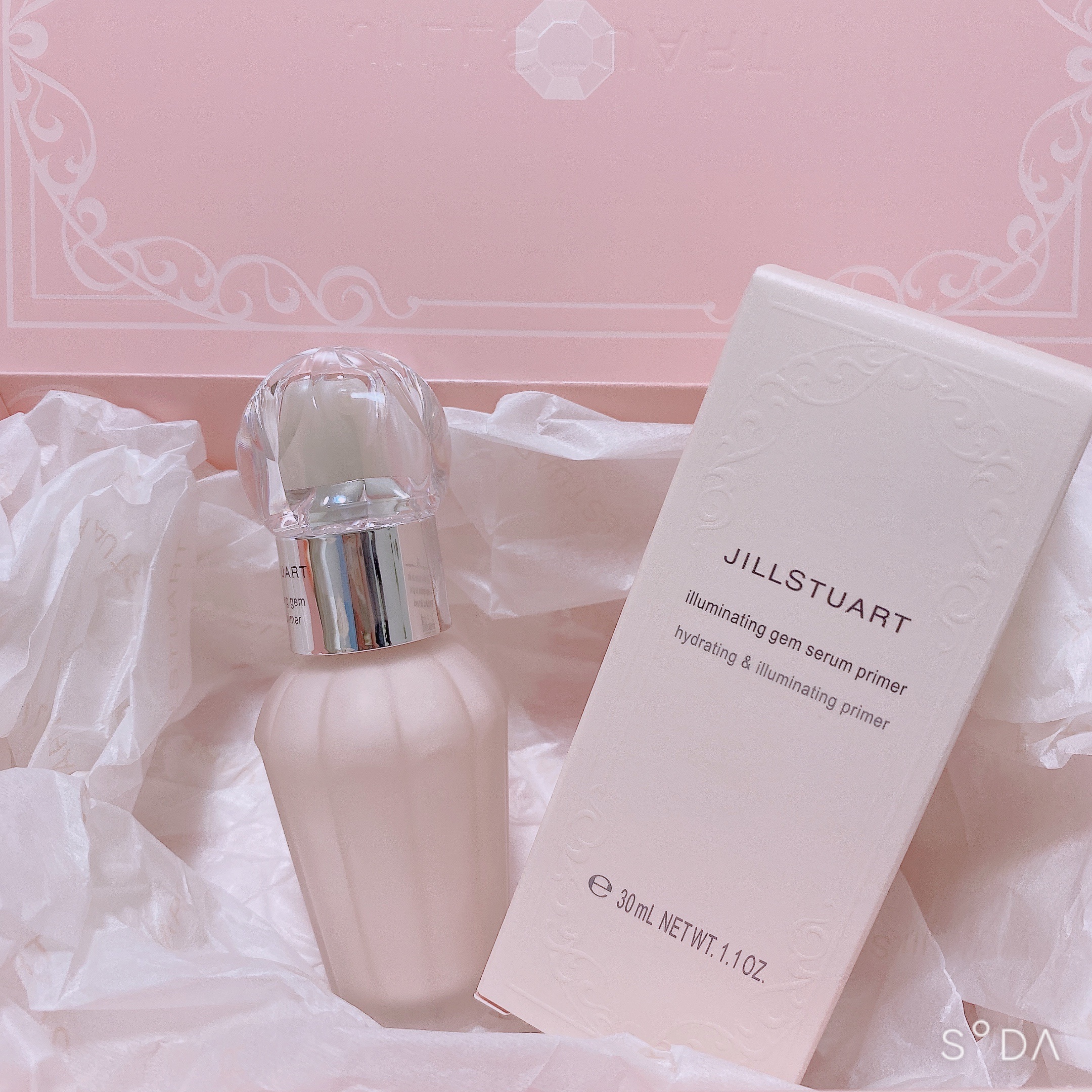 ジルスチュアート イルミネイティングジェム セラムプライマー 03 pink opal gem/JILL STUART/化粧下地を使ったクチコミ（1枚目）