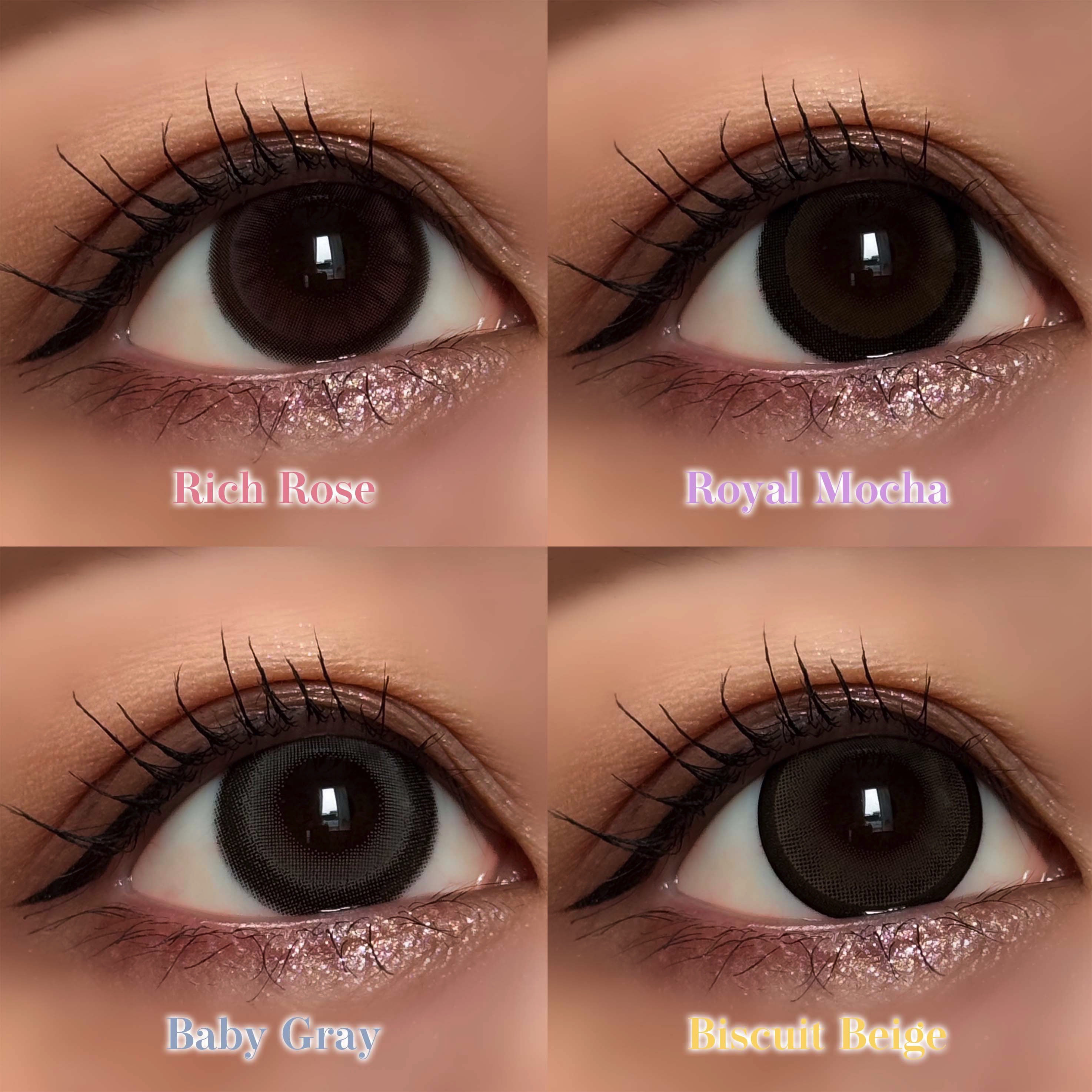 michou 1day ビスケットベージュ/michou/ワンデー（１DAY）カラコンを使ったクチコミ（2枚目）