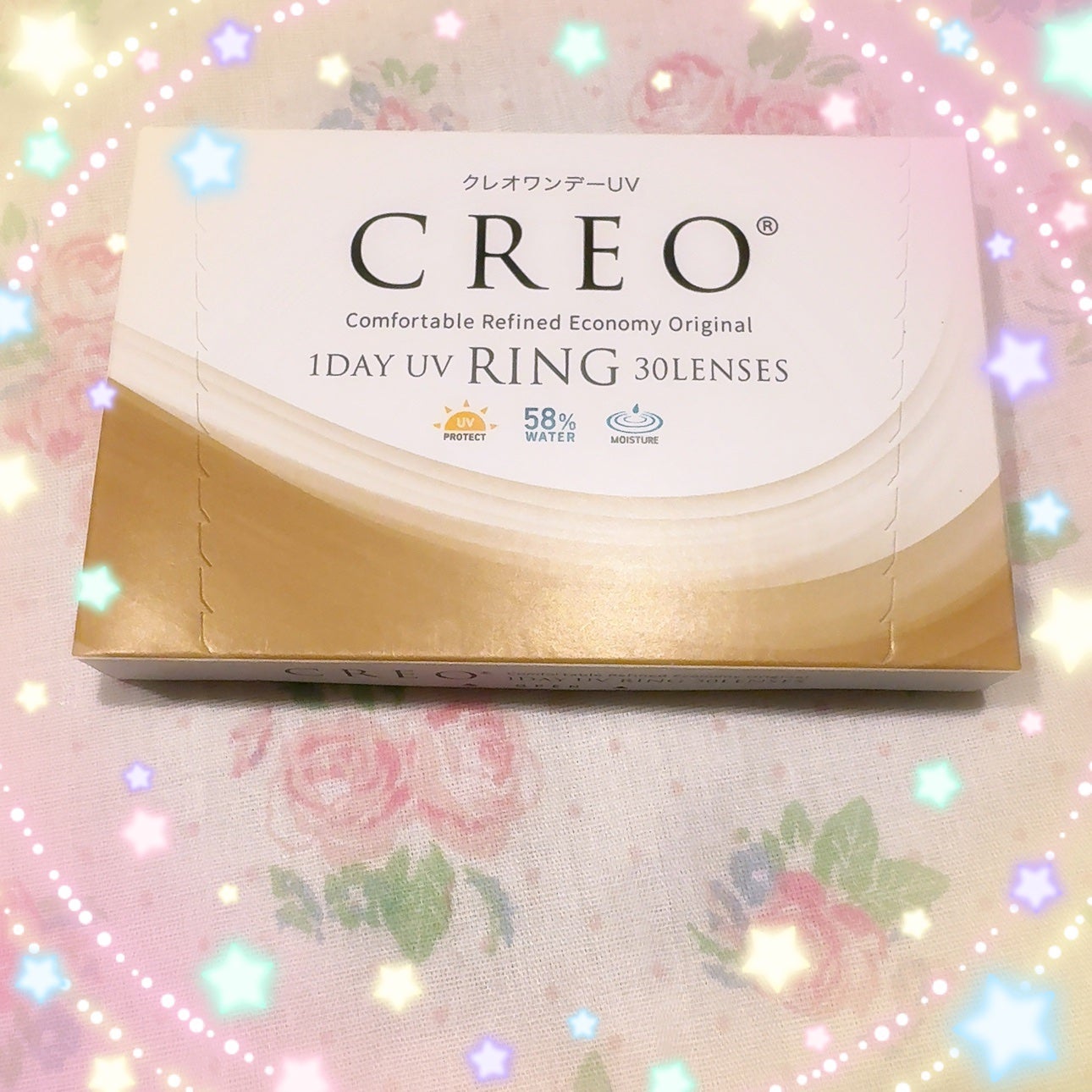 クレオワンデーUVリング/CREO/ワンデー(1DAY)カラコンを使ったクチコミ(1枚目)