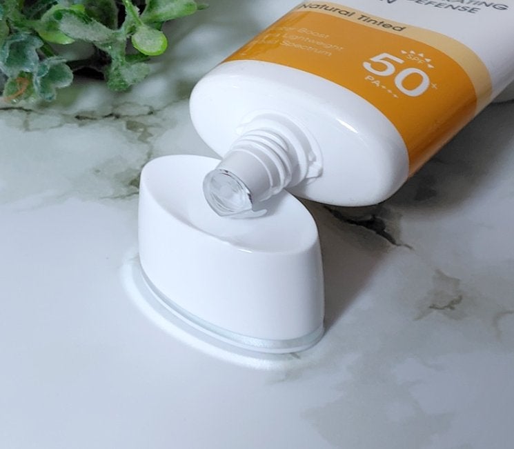 サンスクリーン+モイスト(色付き)<日焼け止め>/DR.WU/日焼け止めローションを使ったクチコミ(2枚目)