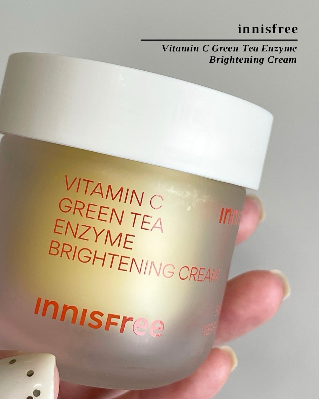 ビタC グリーンティーエンザイム ブライト クリーム/innisfree/フェイスクリームを使ったクチコミ(1枚目)