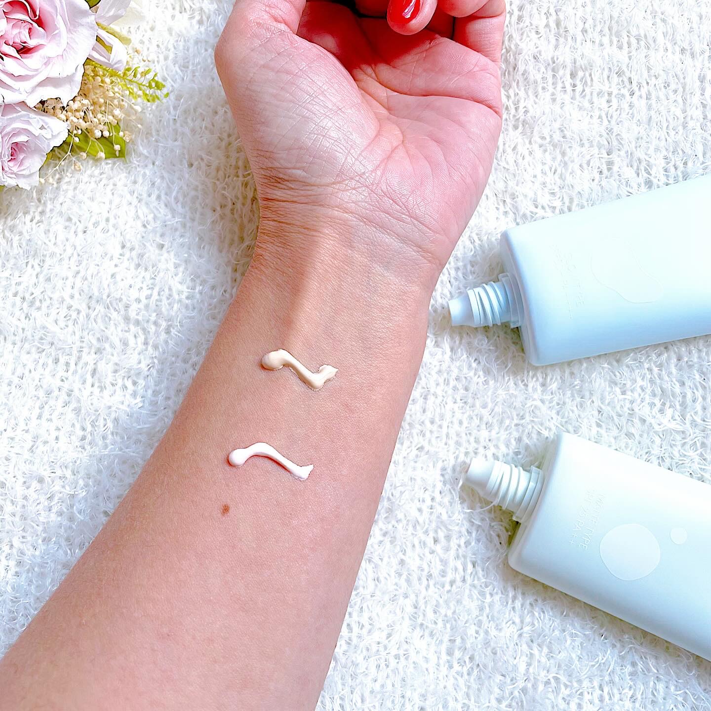 トーンアップクリーム グロウ/メークソリューション/化粧下地を使ったクチコミ（2枚目）