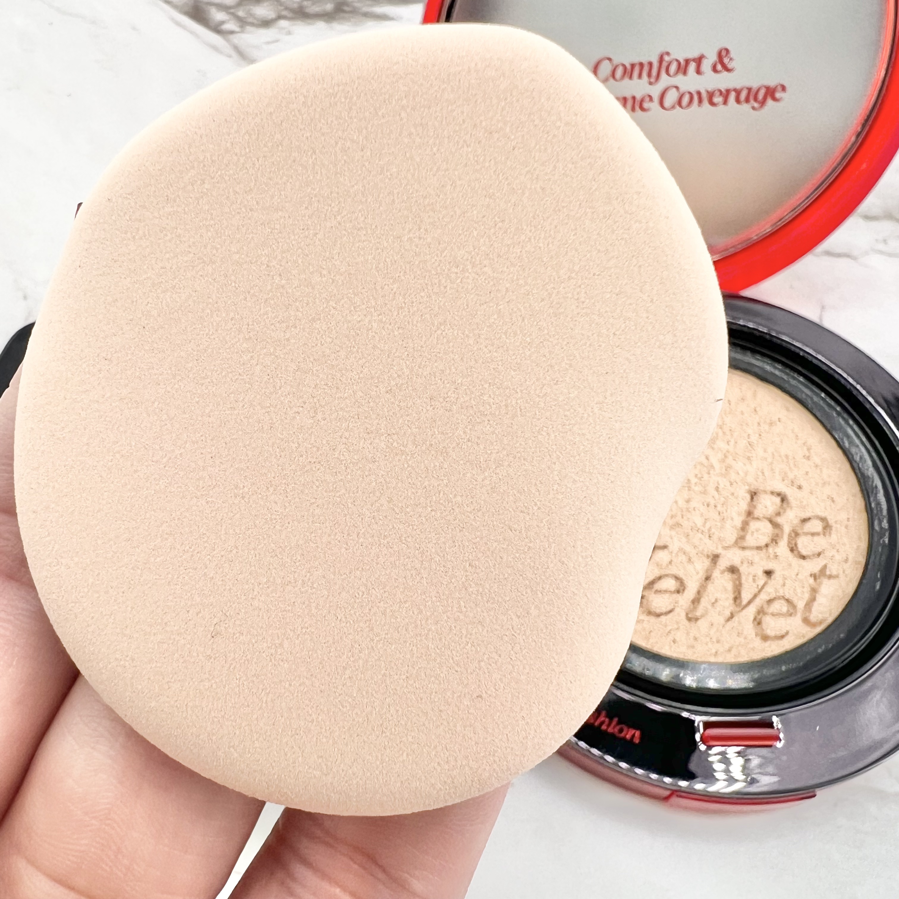 ビーベルベットカバークッション/espoir/クッションファンデーションを使ったクチコミ（2枚目）