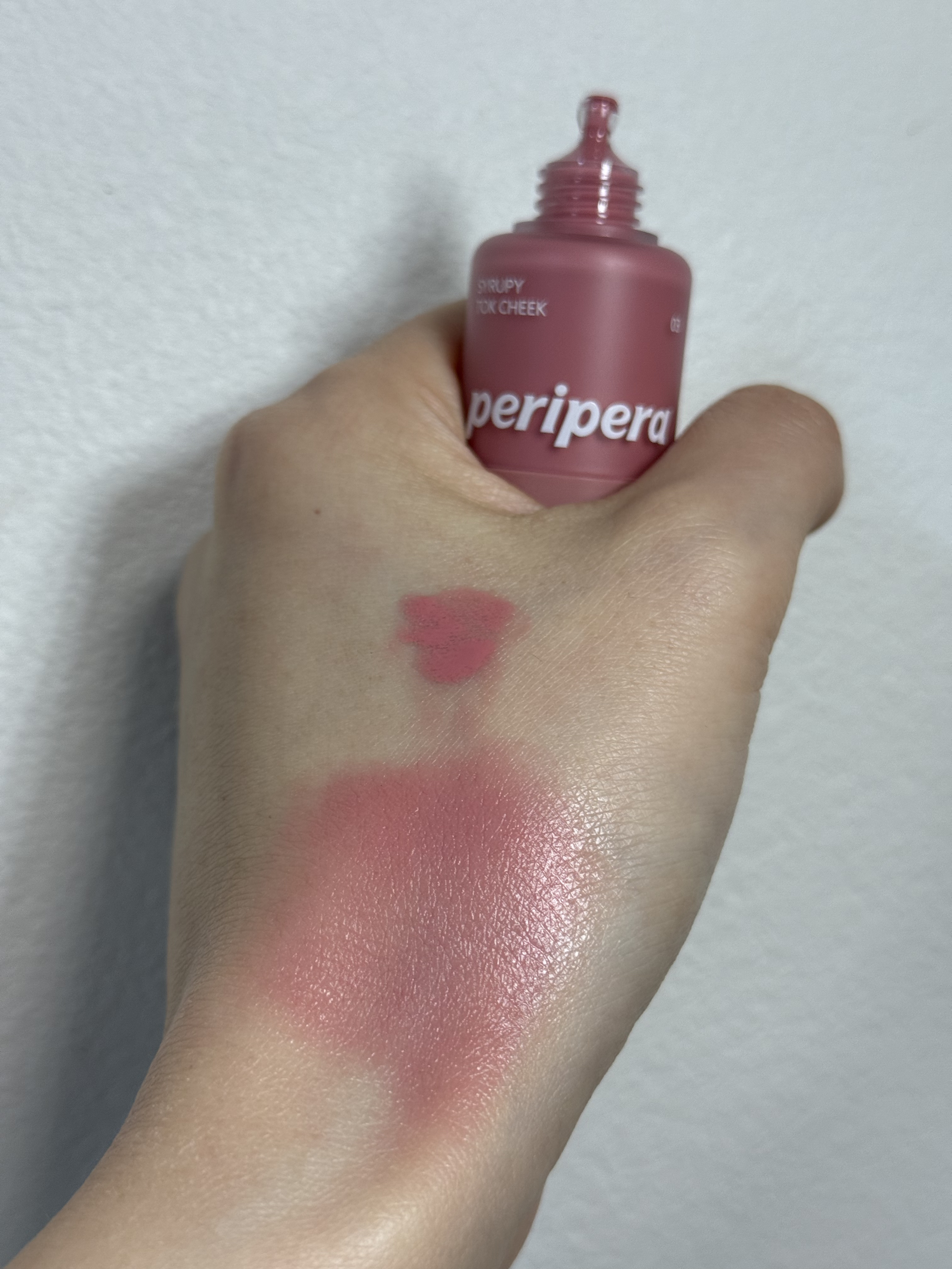 ペリペラ シロッピー トック チーク/PERIPERA/リキッドチークを使ったクチコミ（2枚目）
