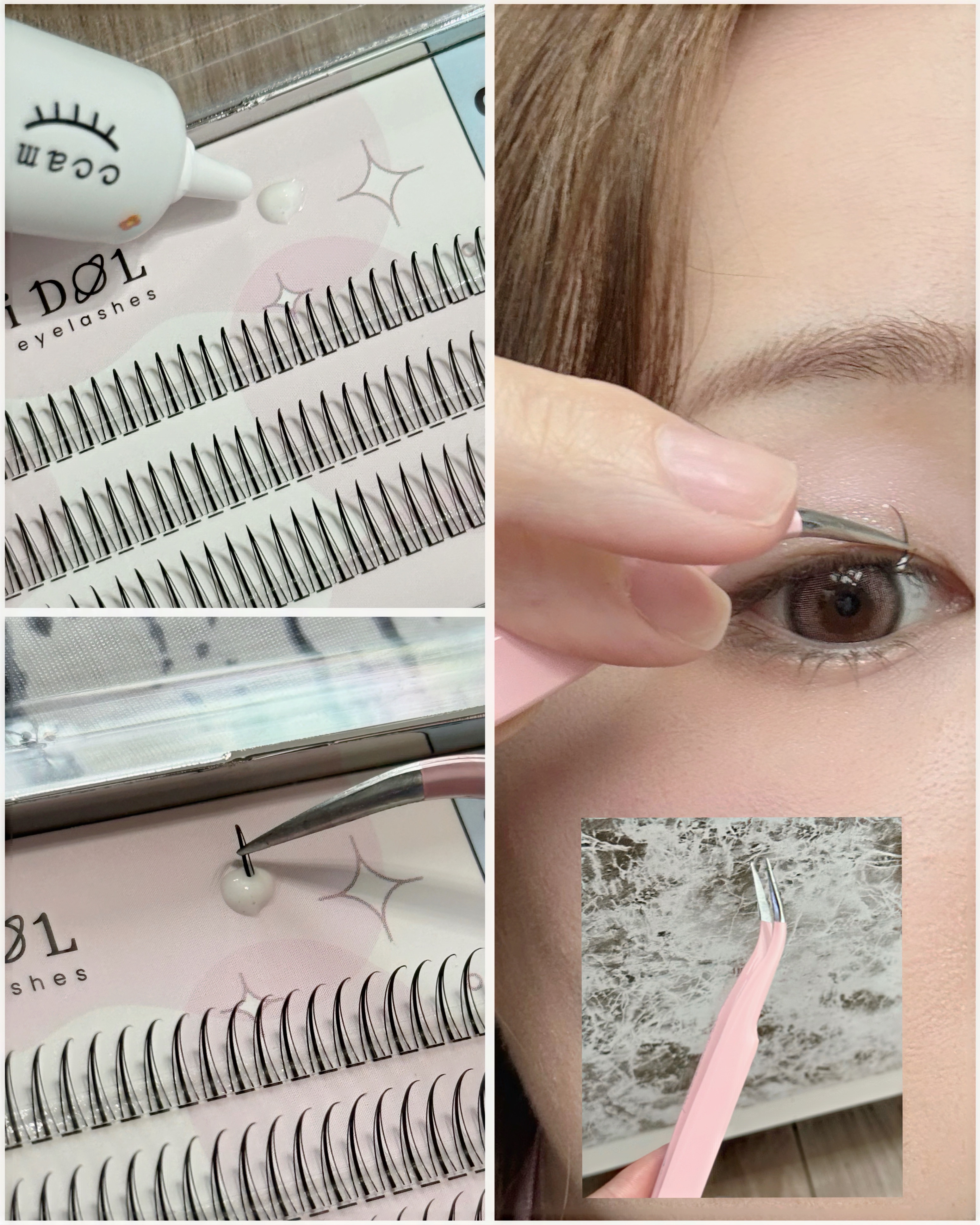 EYELASH GLUE CLEAR/CCAM BBAK/つけまつげを使ったクチコミ（3枚目）